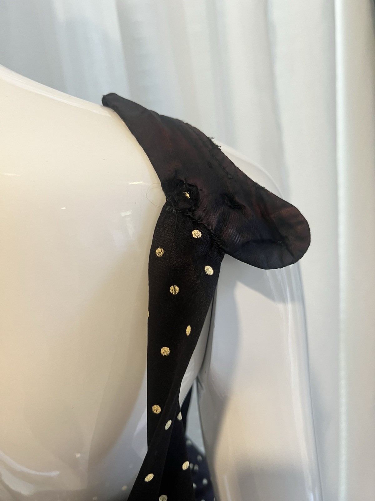 Young Edwardian Arpeja 60’s polka dot halter Neck Sexy back Dress