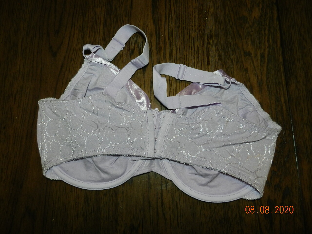 3580 Bali 40DD Lavender 2 Part Cup Underwire Bra VINTAGE