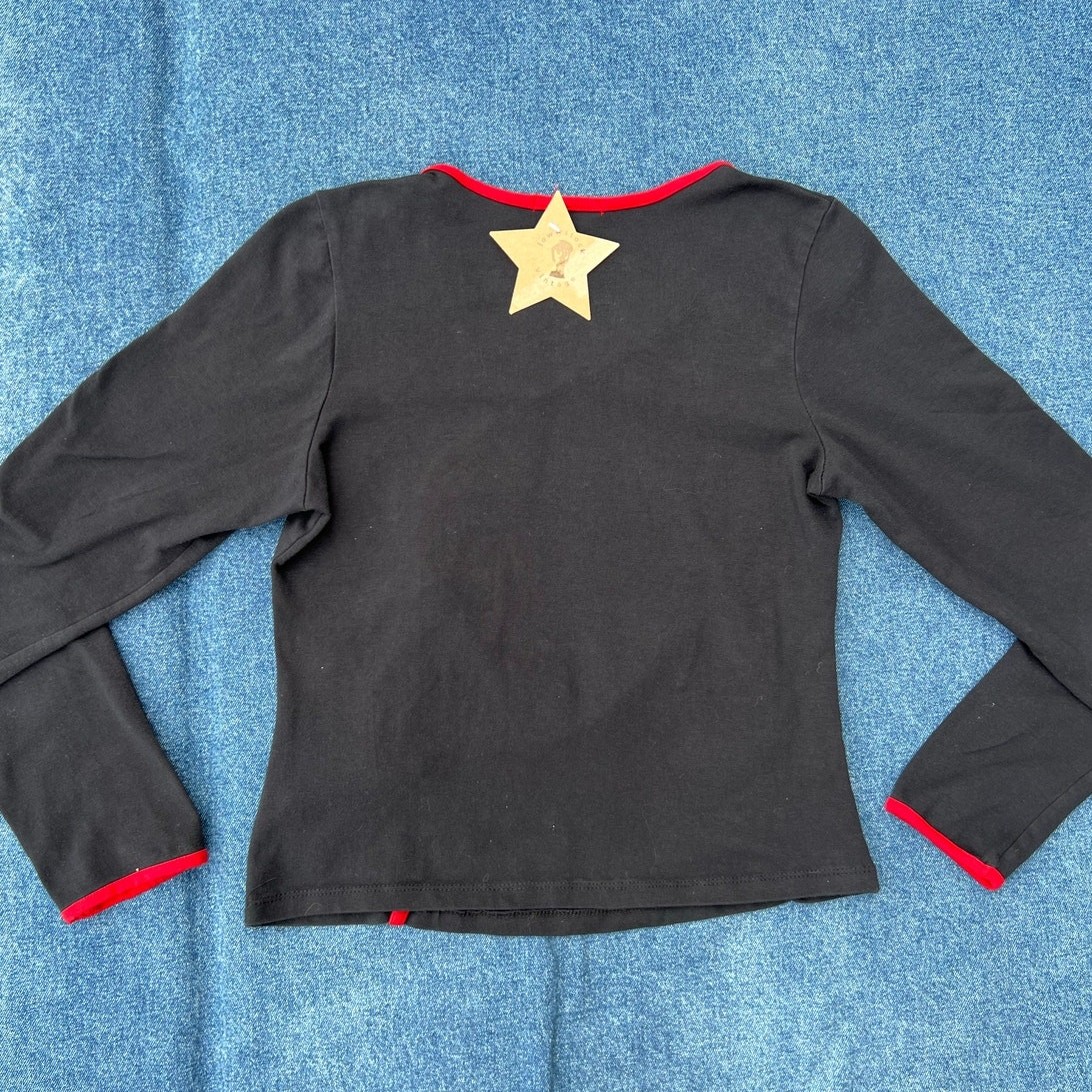 90s Forever 21 mock wrap top