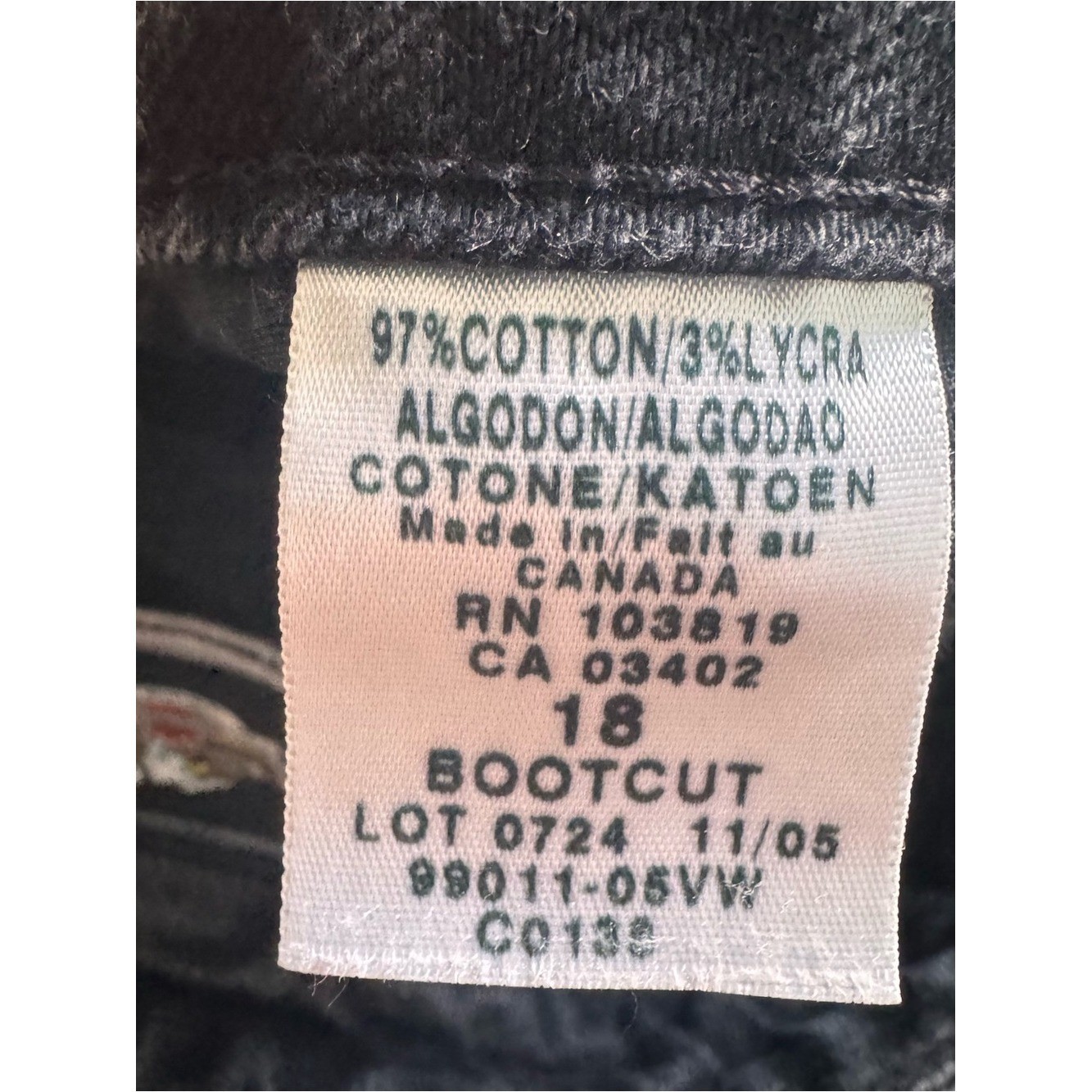 Vintage Harley Davidson Bootcut Black Biker Moto Jeans 18 Regular Y2K Plus Size