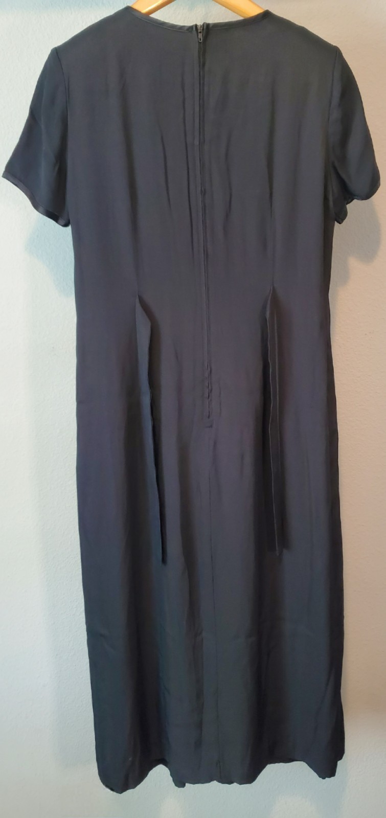 Vintage Jeffrey & Dara Petite Black Pleated Dress Shoulder Pads USA 6