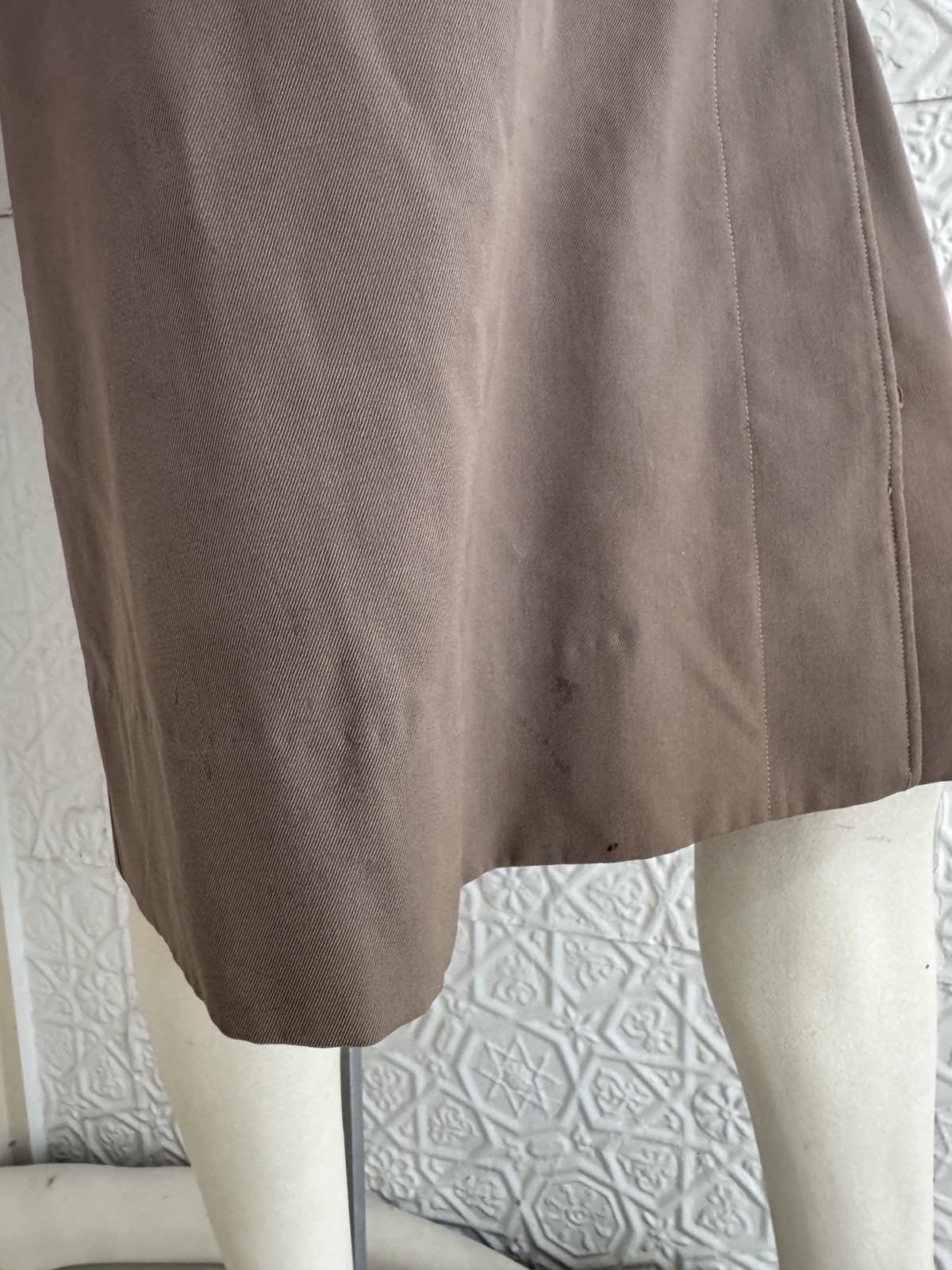 Original Vintage Mac-Chas Macintosh Overcoat-1940s-Rain-Beige-As is-Winter Coat