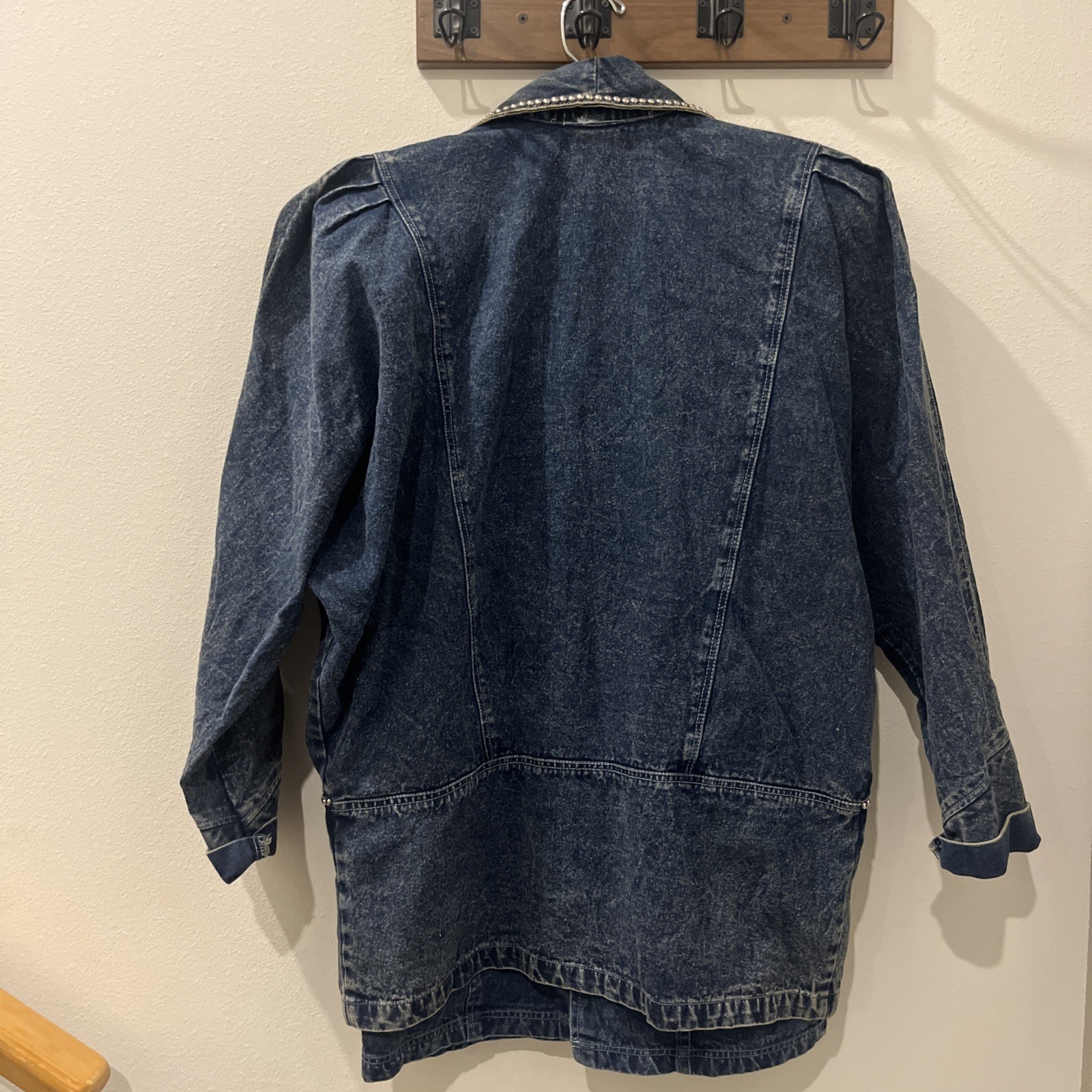 Vintage 80s American Classics Denim Bedazzled Set| Skirt & Jacket Size Large