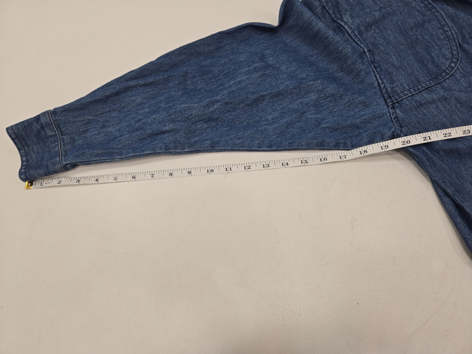 Vintage Ralph Lauren Denim Button Down Maxi Dress Duster Made In USA Size 12