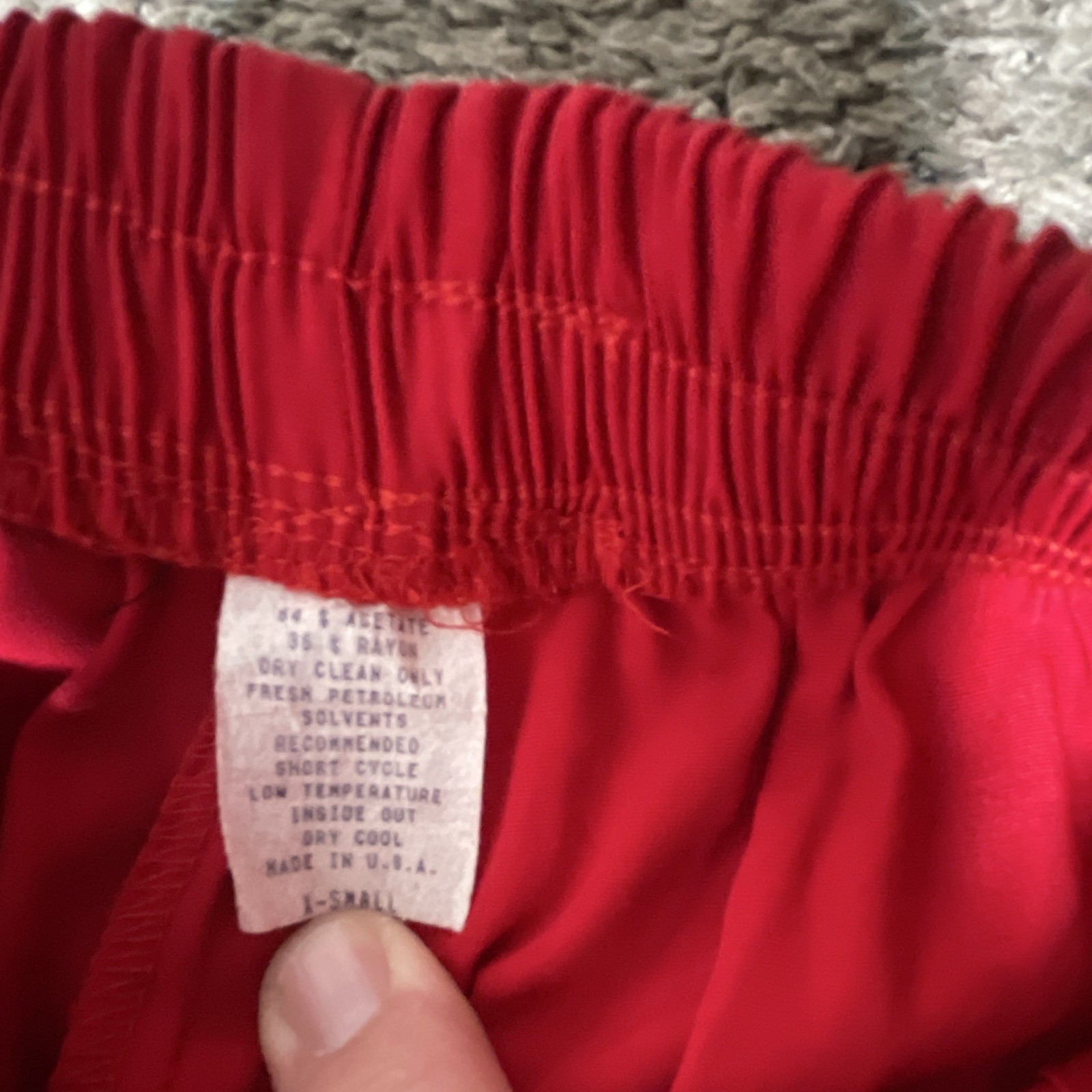 Viral Elements Red/Gold Embroidered Zip Jacket & Pants Pant Suit Set XS