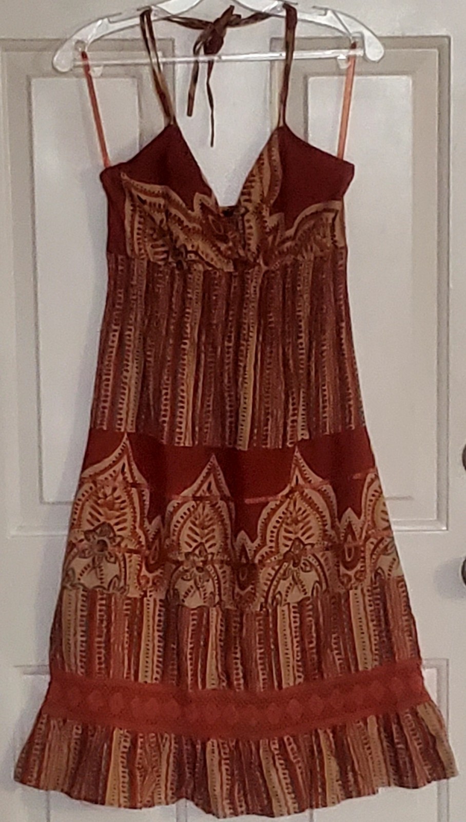 Y2K Wet Seal Paisley Boho Tribal halter 👗 Sz. Medium…Vintage