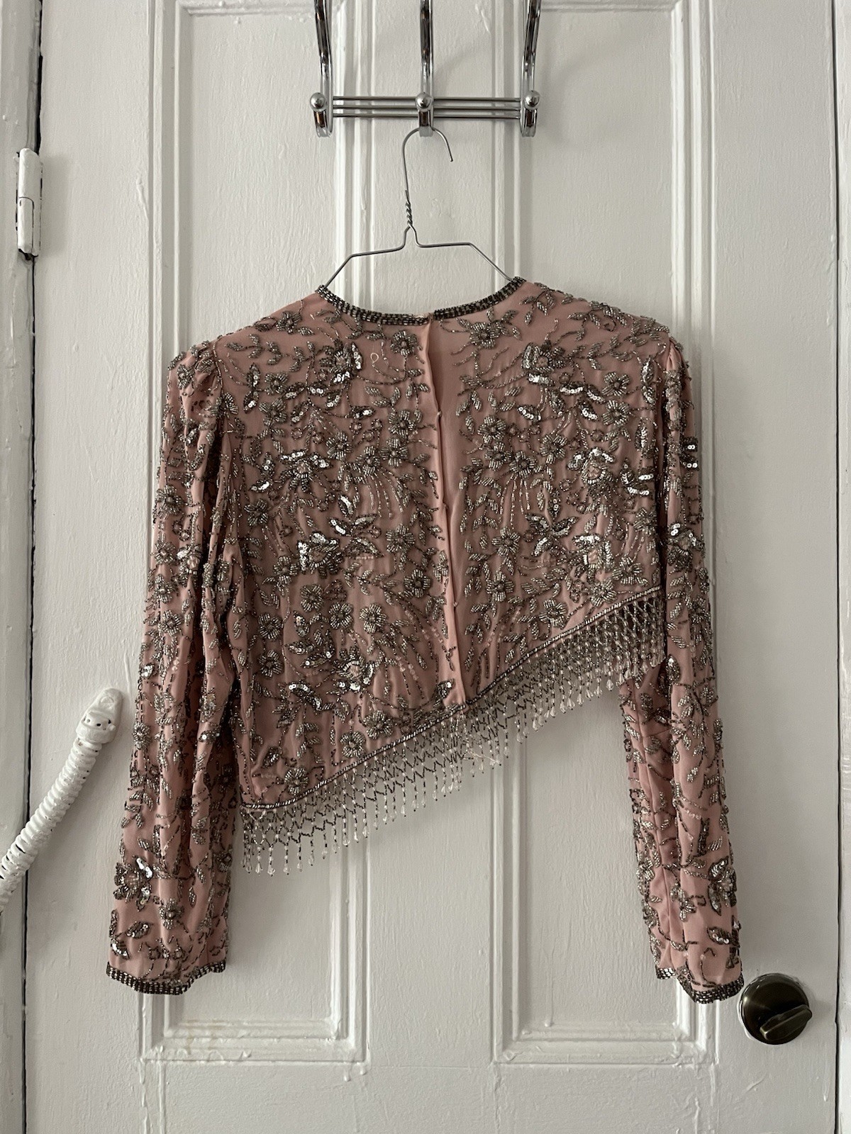 Vintage Jack Bryan Beaded Asymmetrical Top