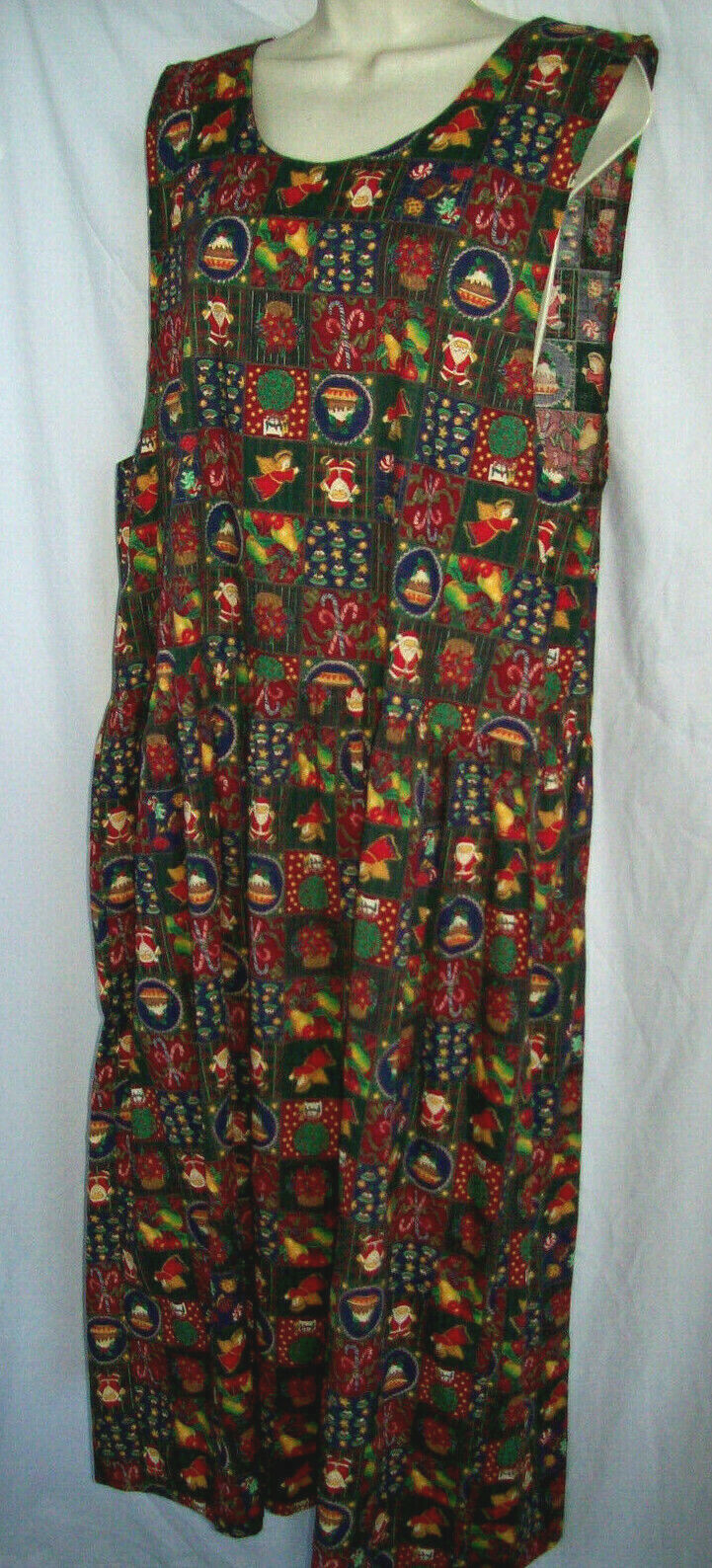 Gibran EXTREME Festive Novelty Green Cotton School Teacher Jumper Modest Dress