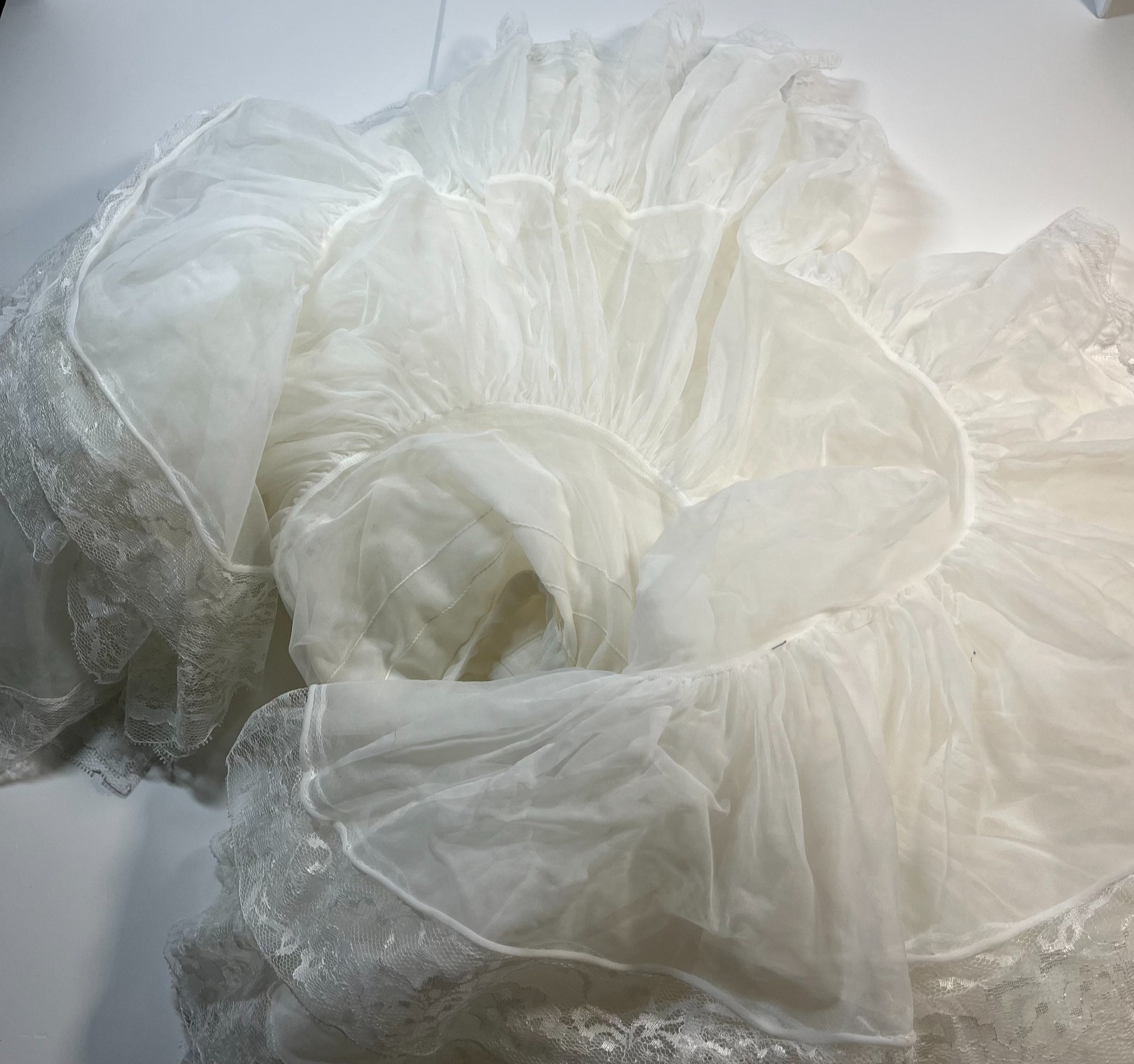 Vtg Partners Please Malco Modes Med Full Petticoat Square Dance Skirt Crinoline