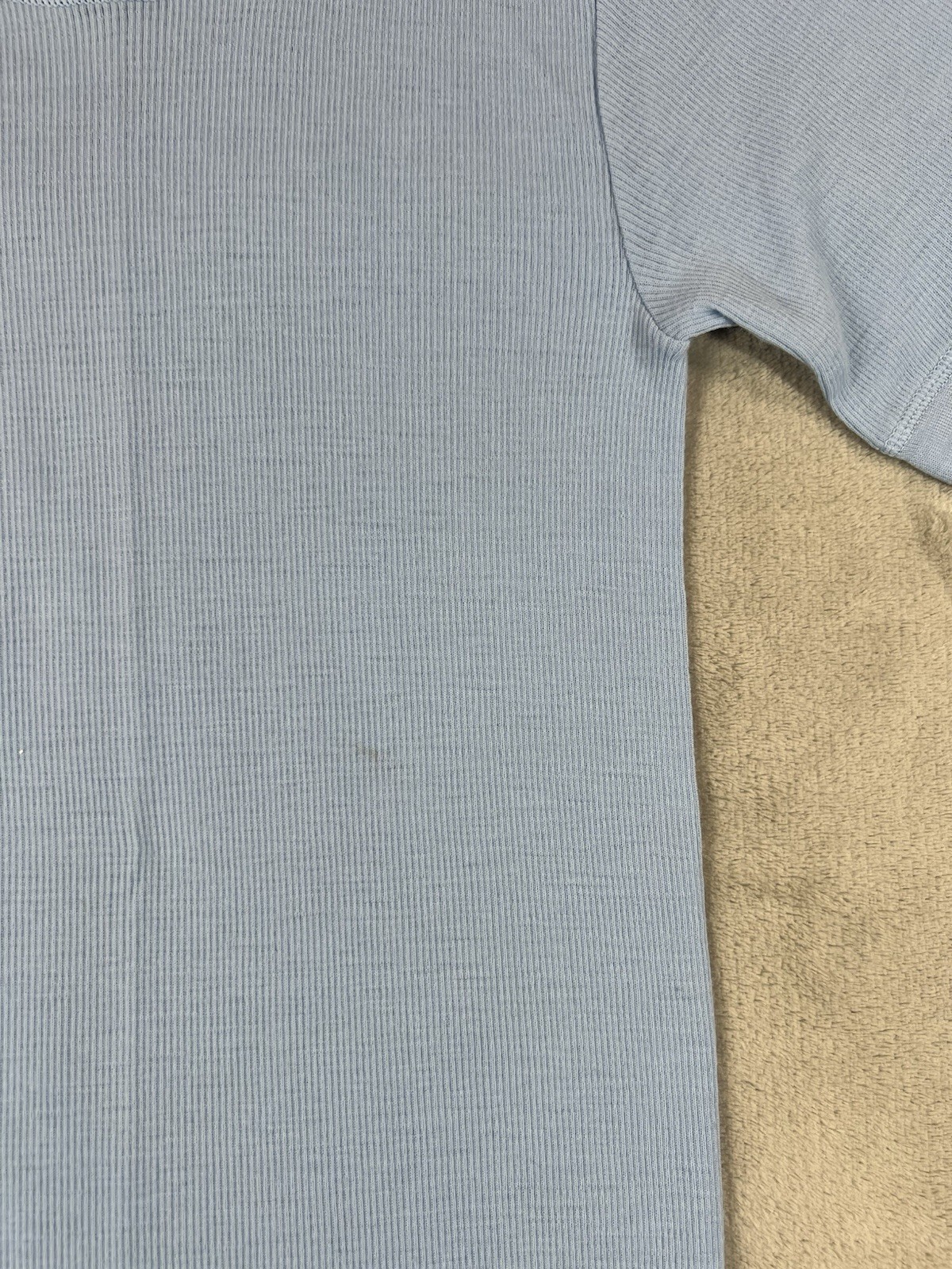 Vintage Wool Blend Base Layer Women&rsquo;s M Italy 5 Blue NWOT NOS Made in Italy