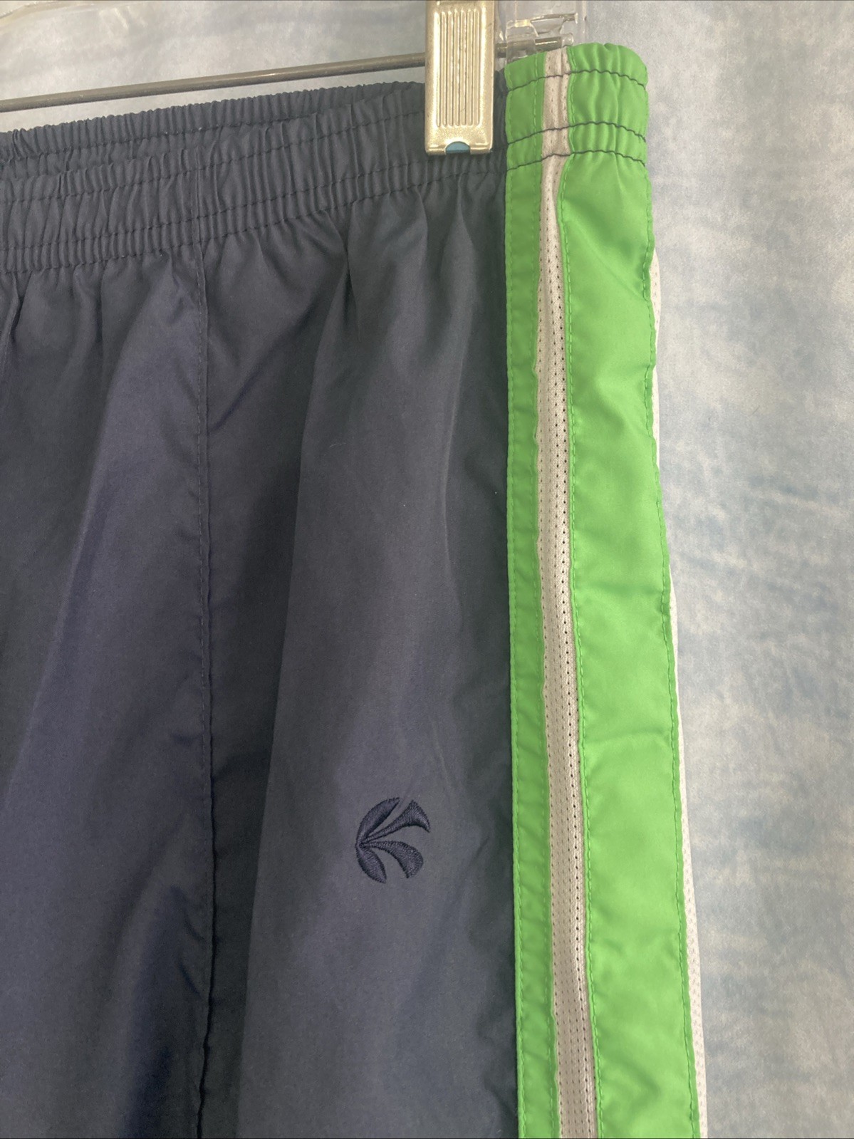 VTG Y2K Old Navy Track Pants Medium Low Rise Mesh Lined Ankle Zip Back Pocket