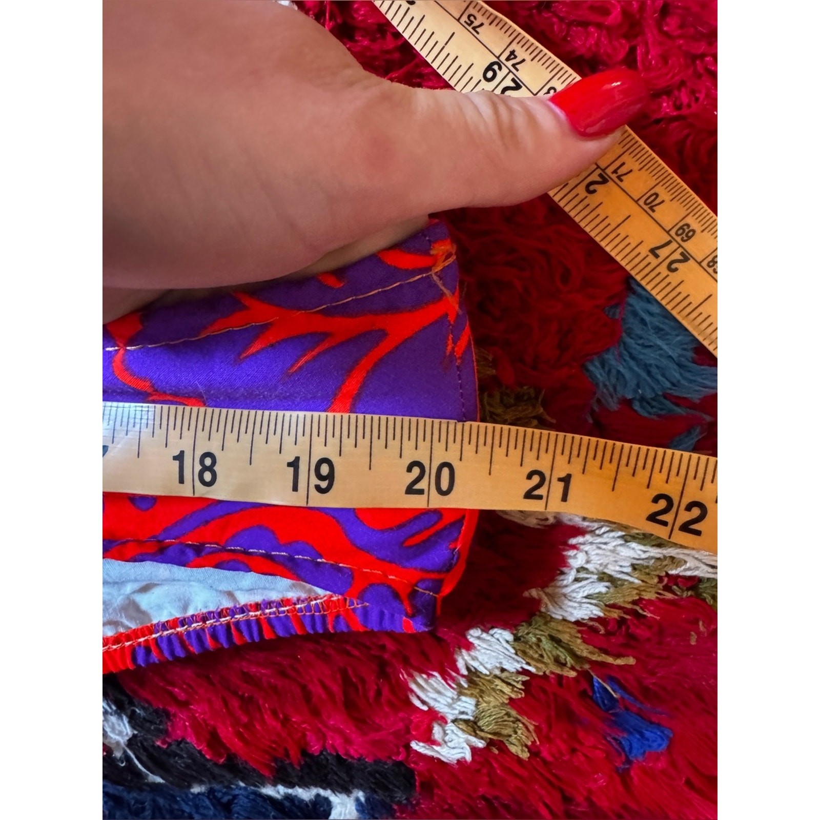 60s Vintage Bright Psychedelic Print Bikini Set Sz SM