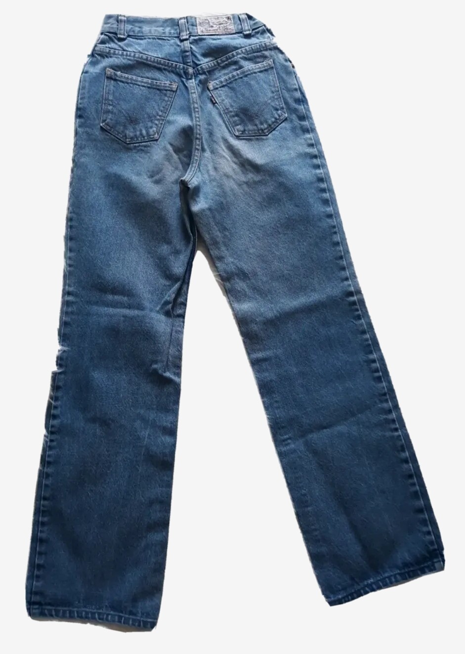 Vintage Levi’s Black Label Silver Metal California Straights Women&rsquo;s Jeans RARE