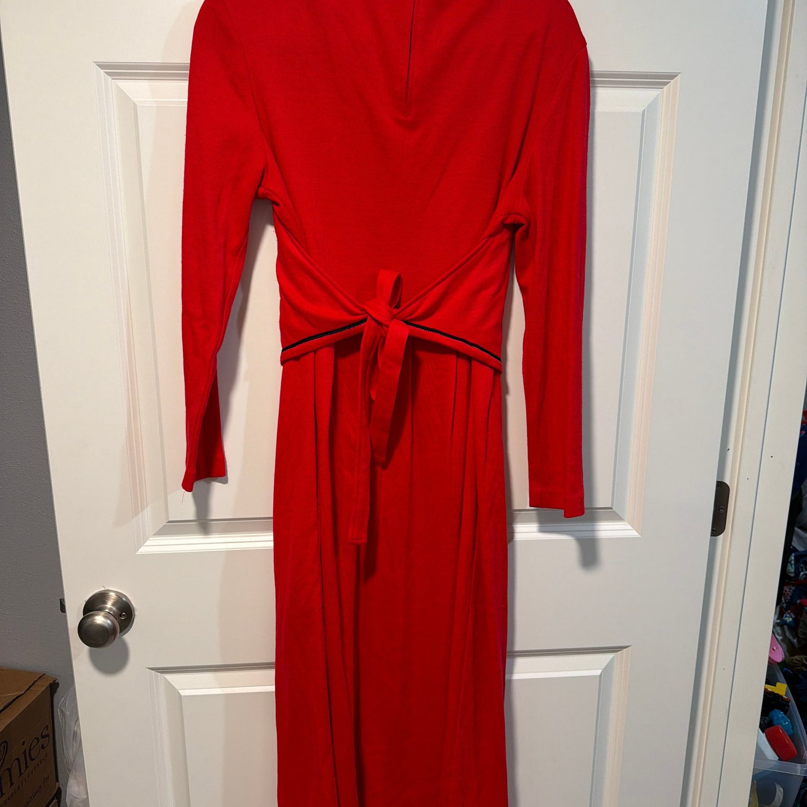 Vintage Stuart Alan Red Maxi Dress