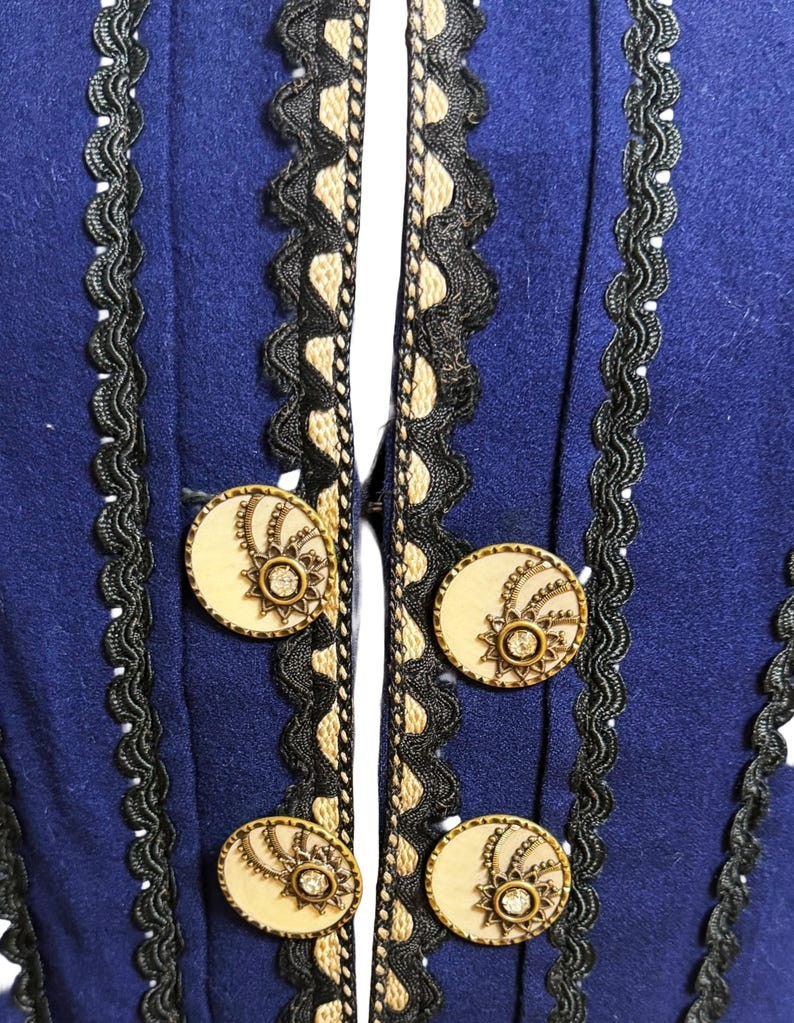Authentic Edwardian Jacket / Antique Jacket / Size Small