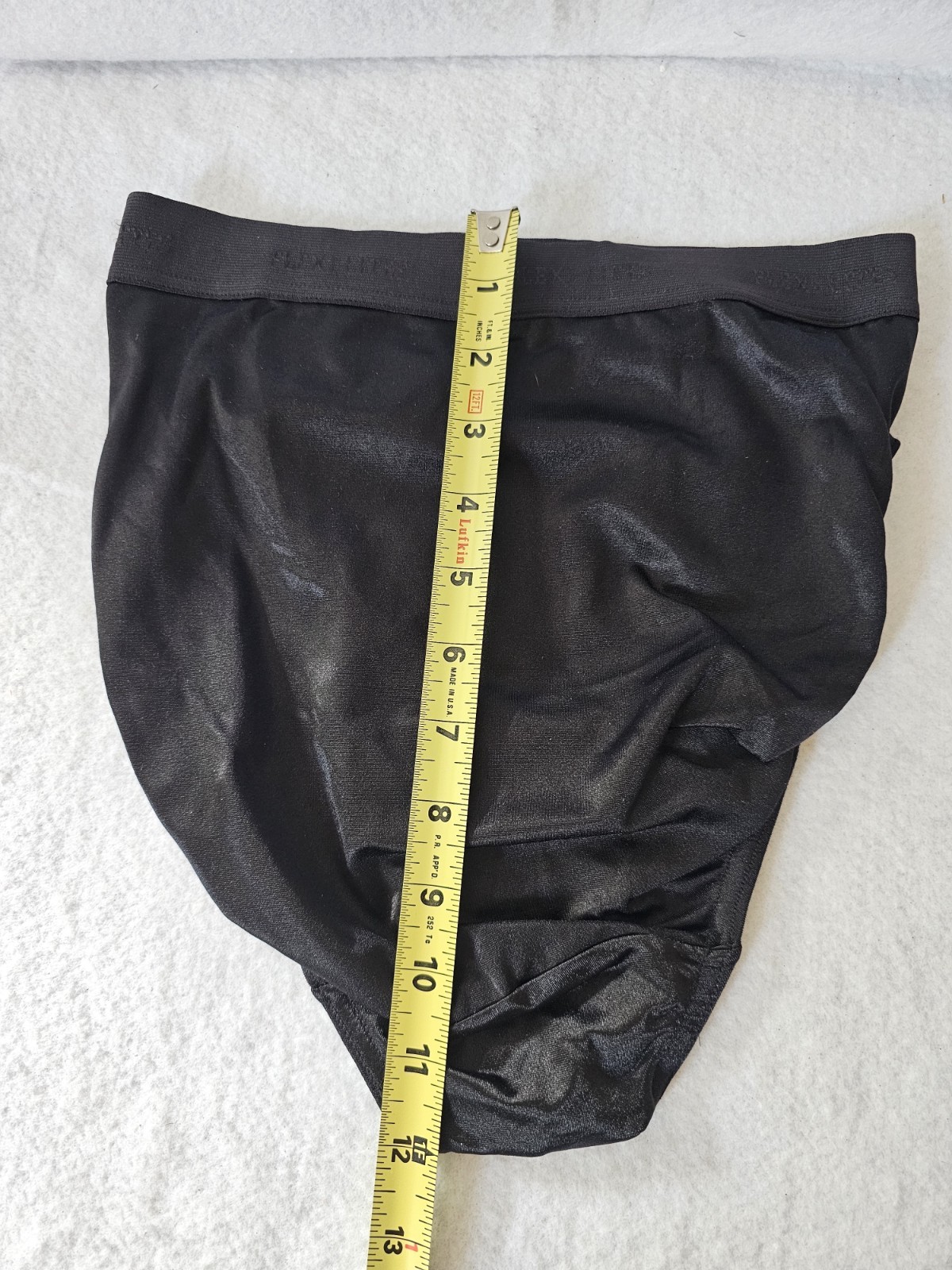 Flexees Flexi Lites Light Control Hi Cut Brief Black Large Style 4844 NWT