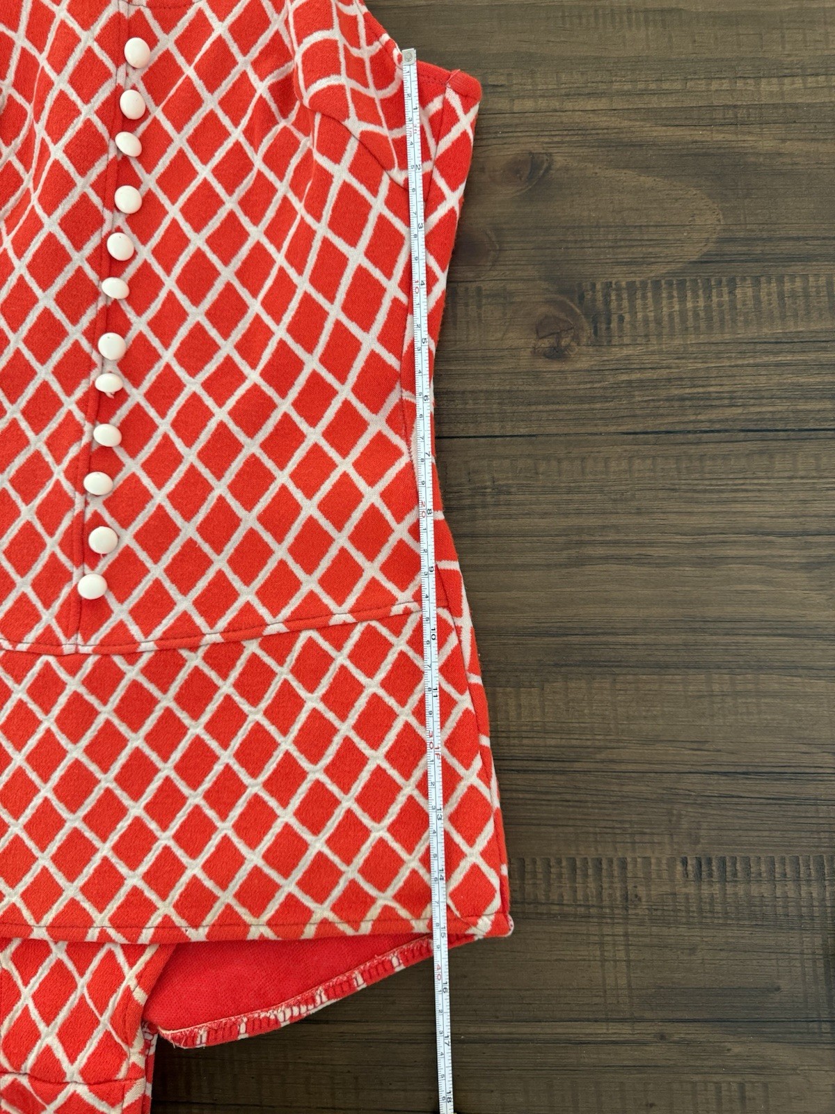 Vintage Bathing Suit – Red and White – Adorable!