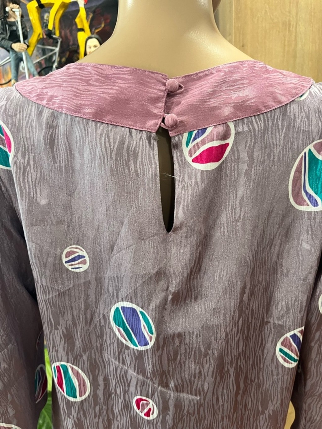 Flora Kung Silk Planet 1980’s shift Dress