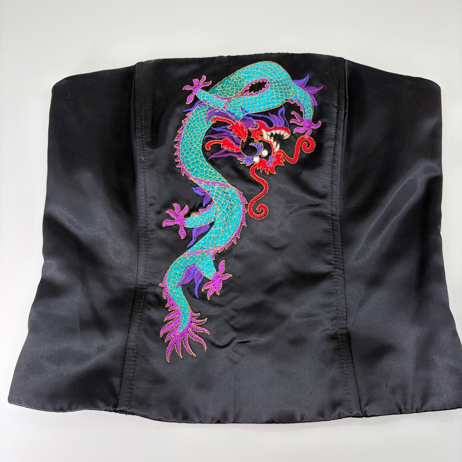 Jessica McClintock for Gunne Sax Millennium 2000 Black Dragon Bodice size 3
