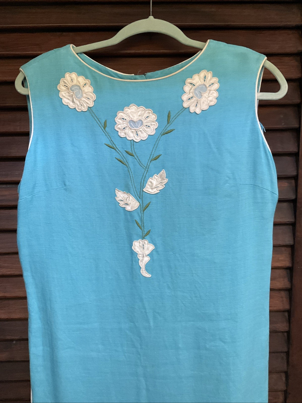 Aqua Blue Vintage House Of Lords Original New York Dress
