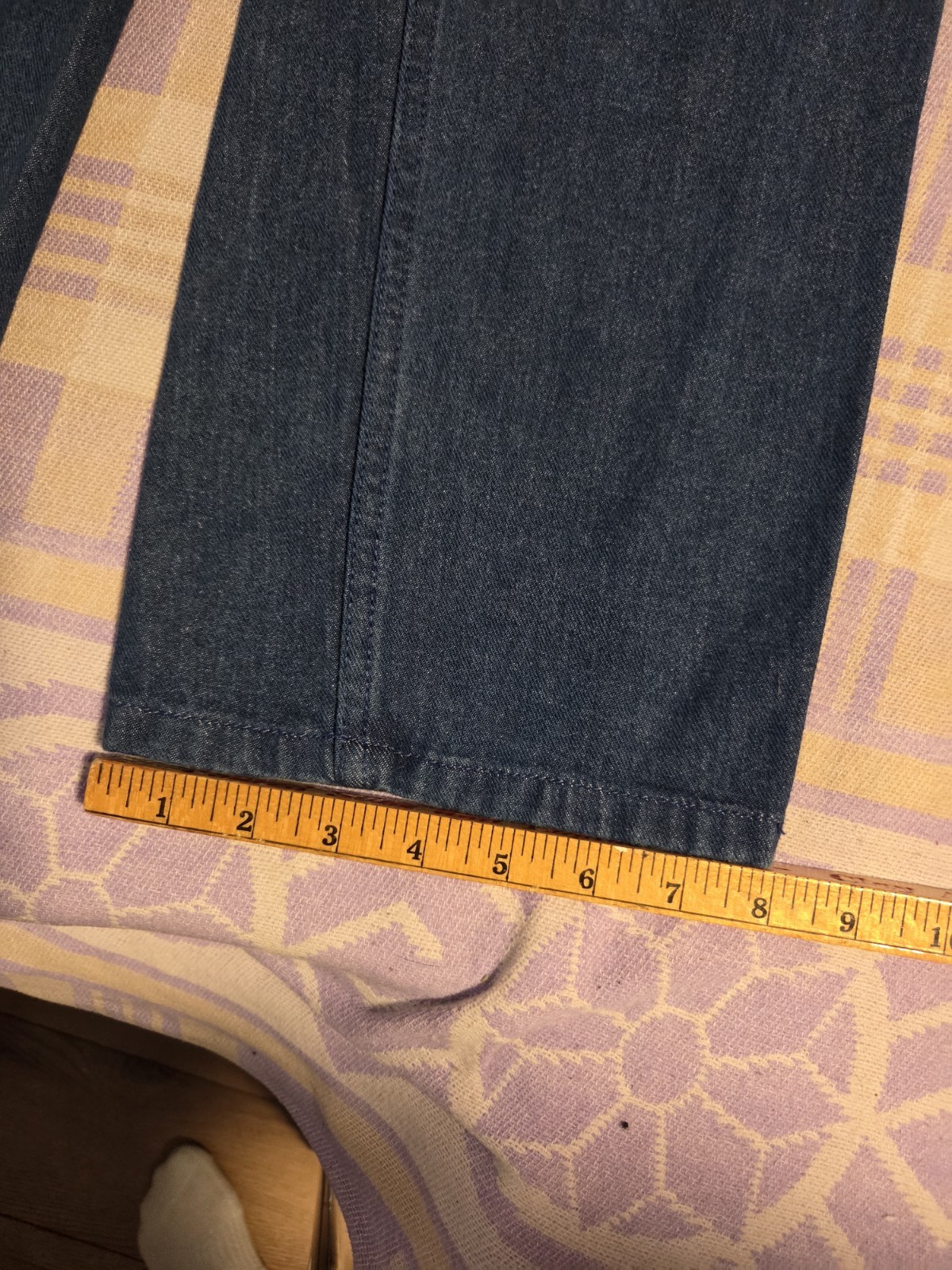 Vintage 70s Patchwork Denim Jeans Pants Flare Jeanie Laura Accessories 7 / 8
