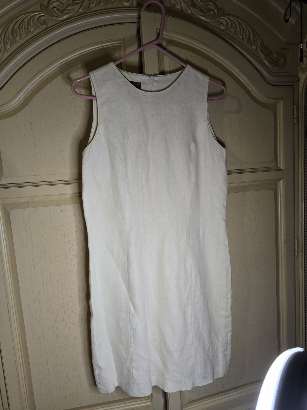 Vintage Harolds Linen Sleeveless Dress Sz 8