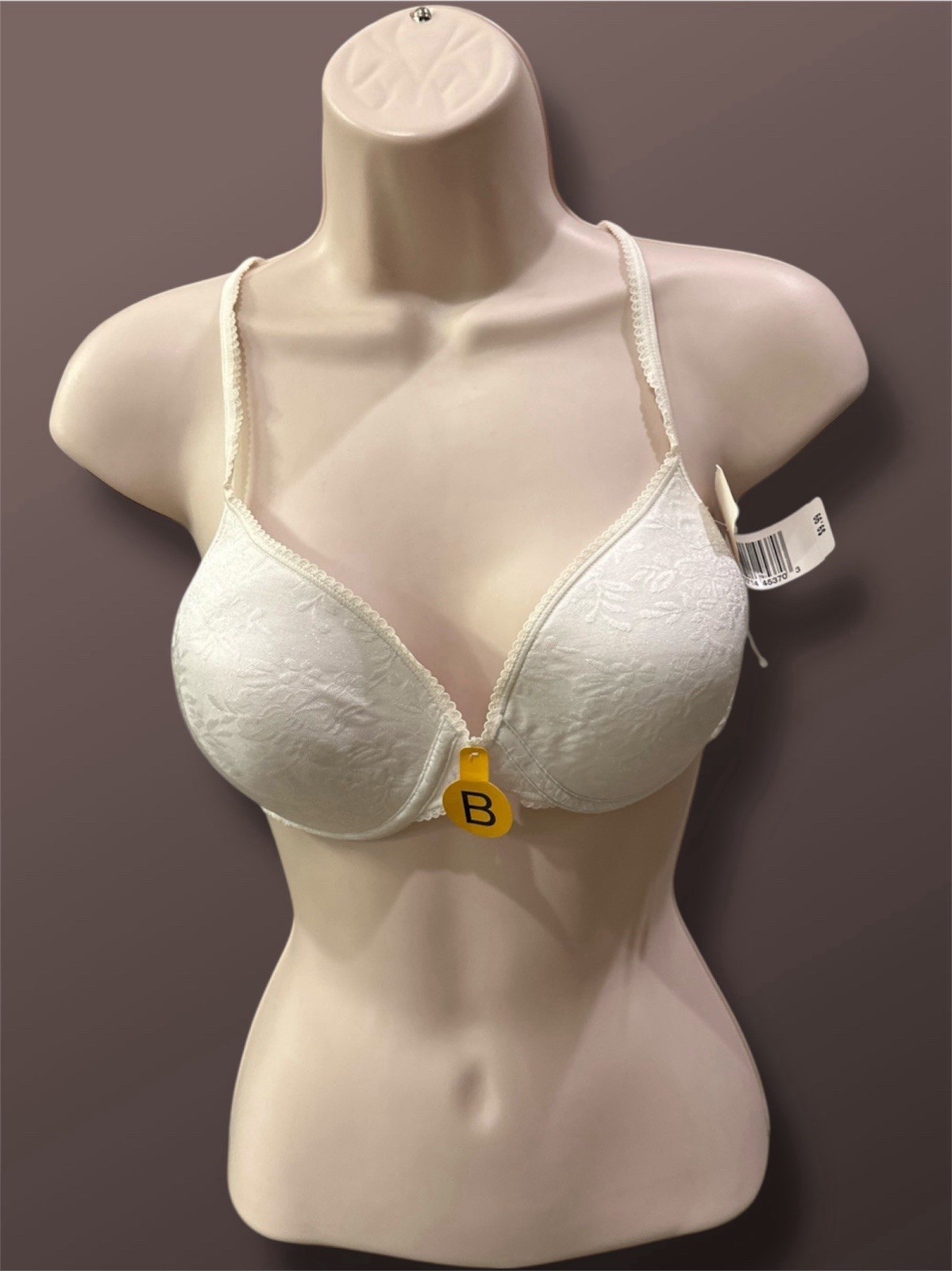 Playtex Half Sizes Too 38B Bra White Underwire VTG Y2K NWT
