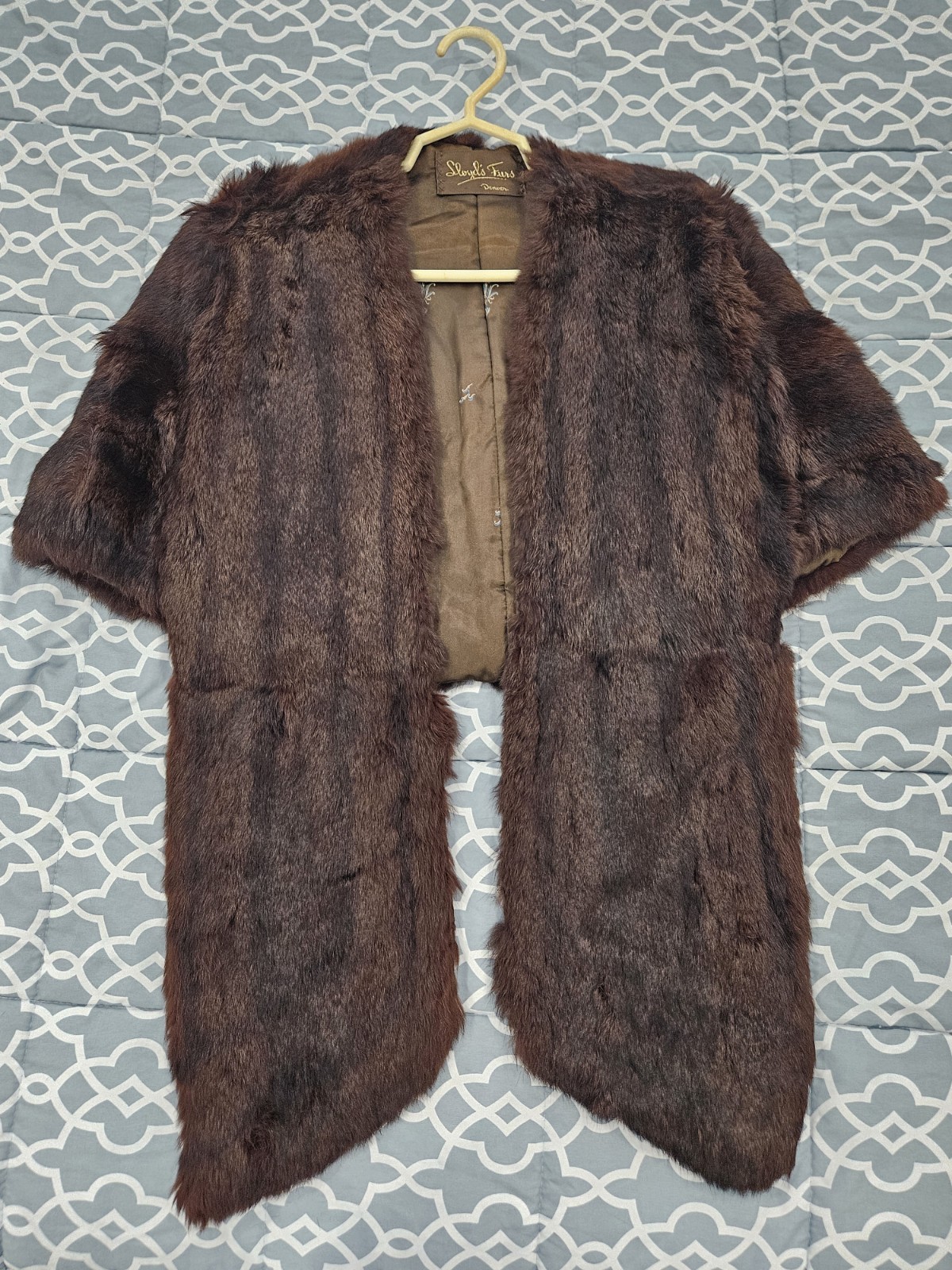 Vintage Lloyd&rsquo;s Furs Denver Jacket Brown . Real Fur. See All Pics. EUC