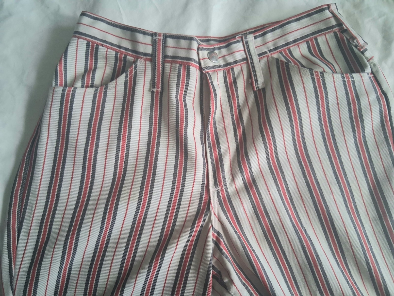 VINTAGE WRANGLER PANTS FLARES STRIPED – USA 13 / 14