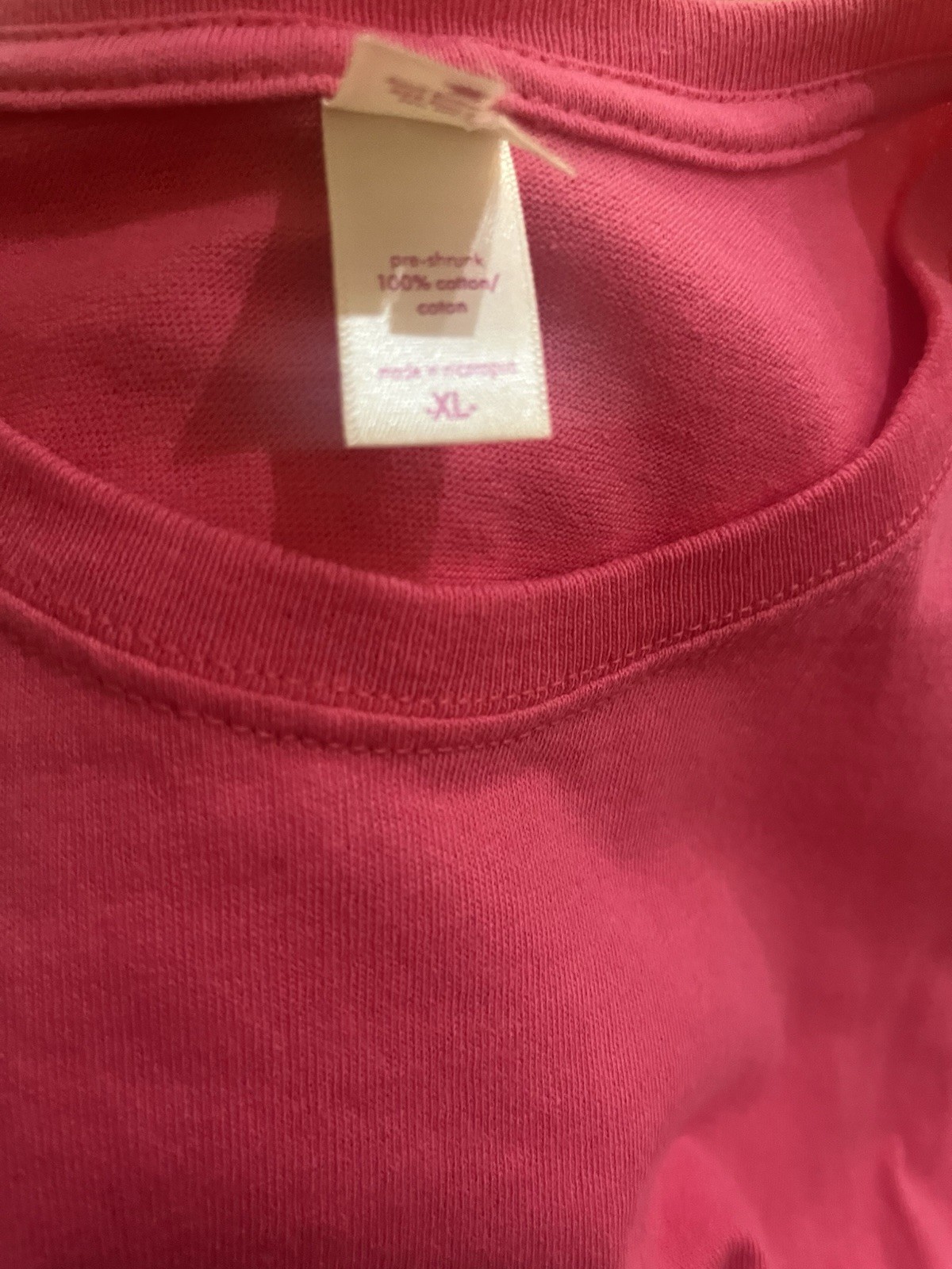 Vtg. St. Augustine Seashell Pink T Shirt -Anvil XL – Split In Tag