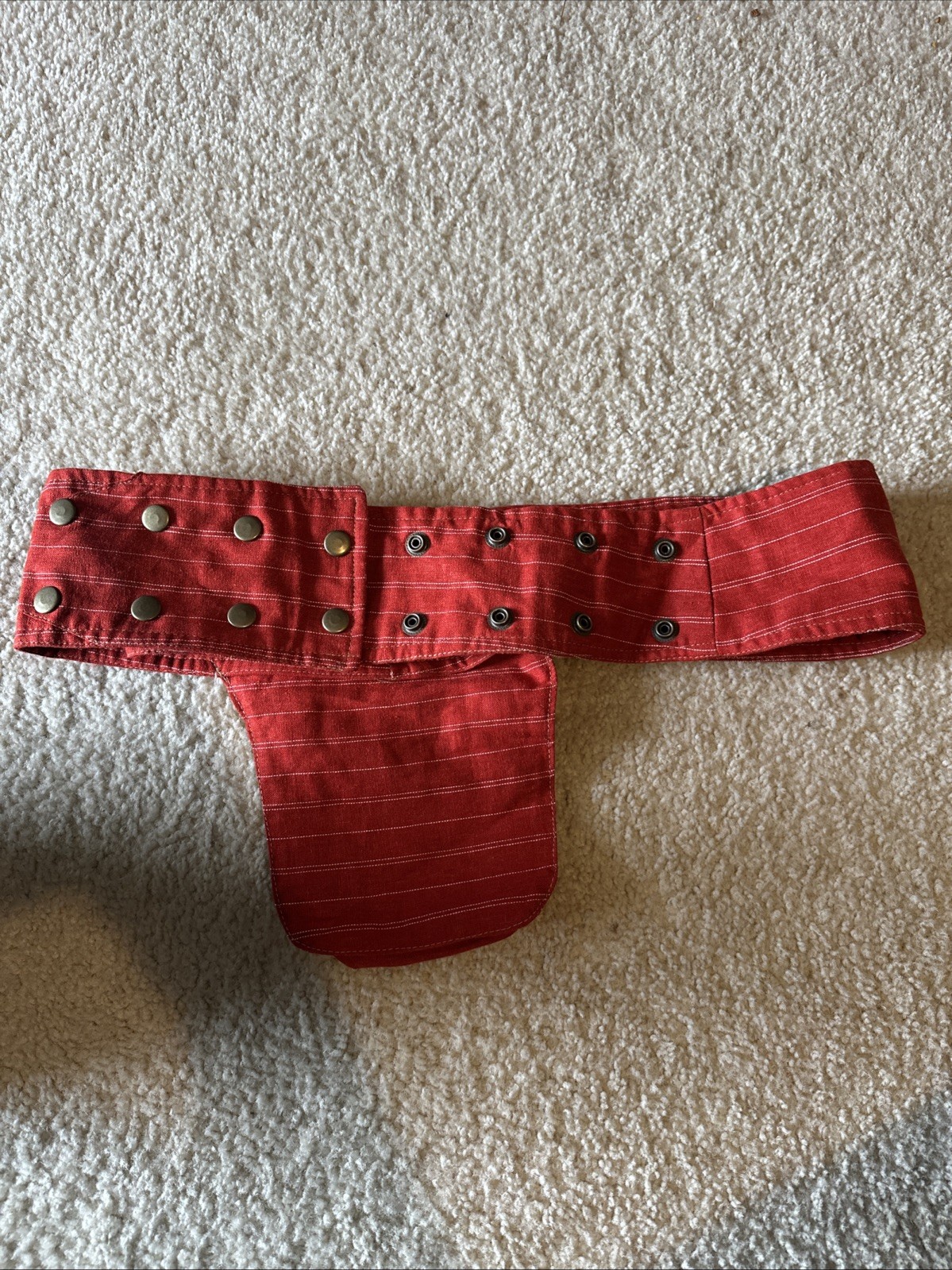 Guatemala Stitch work Button Waist Patch Belt Zip