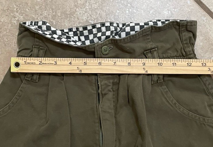 Vintage Buzios No Problem Shorts Green Women’s Size Medium Cotton Brazil