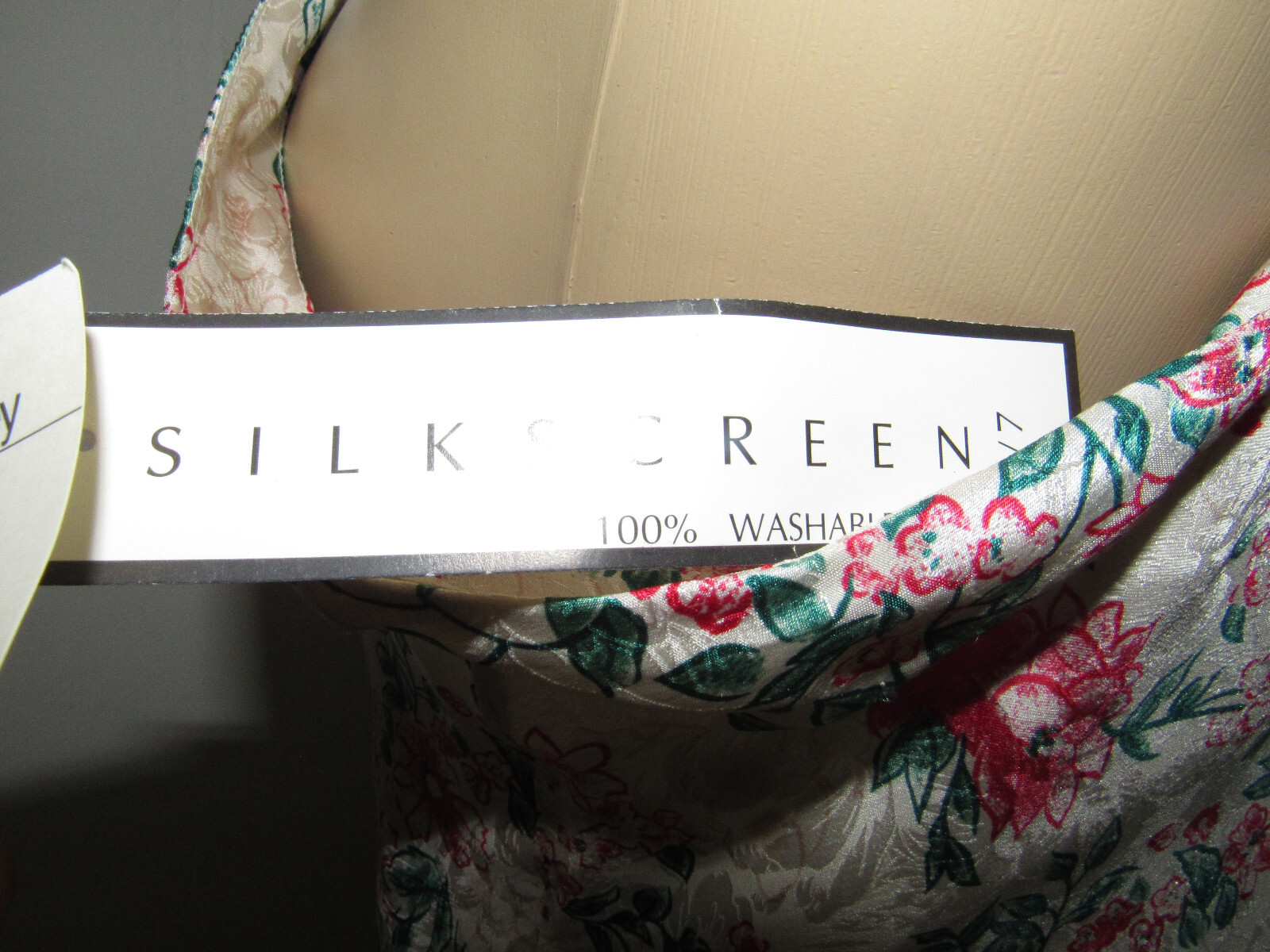 NWT Sissy Vtg SILKSCREEN Silk Lace Chemise Nighty bikini brief panties top Sz L