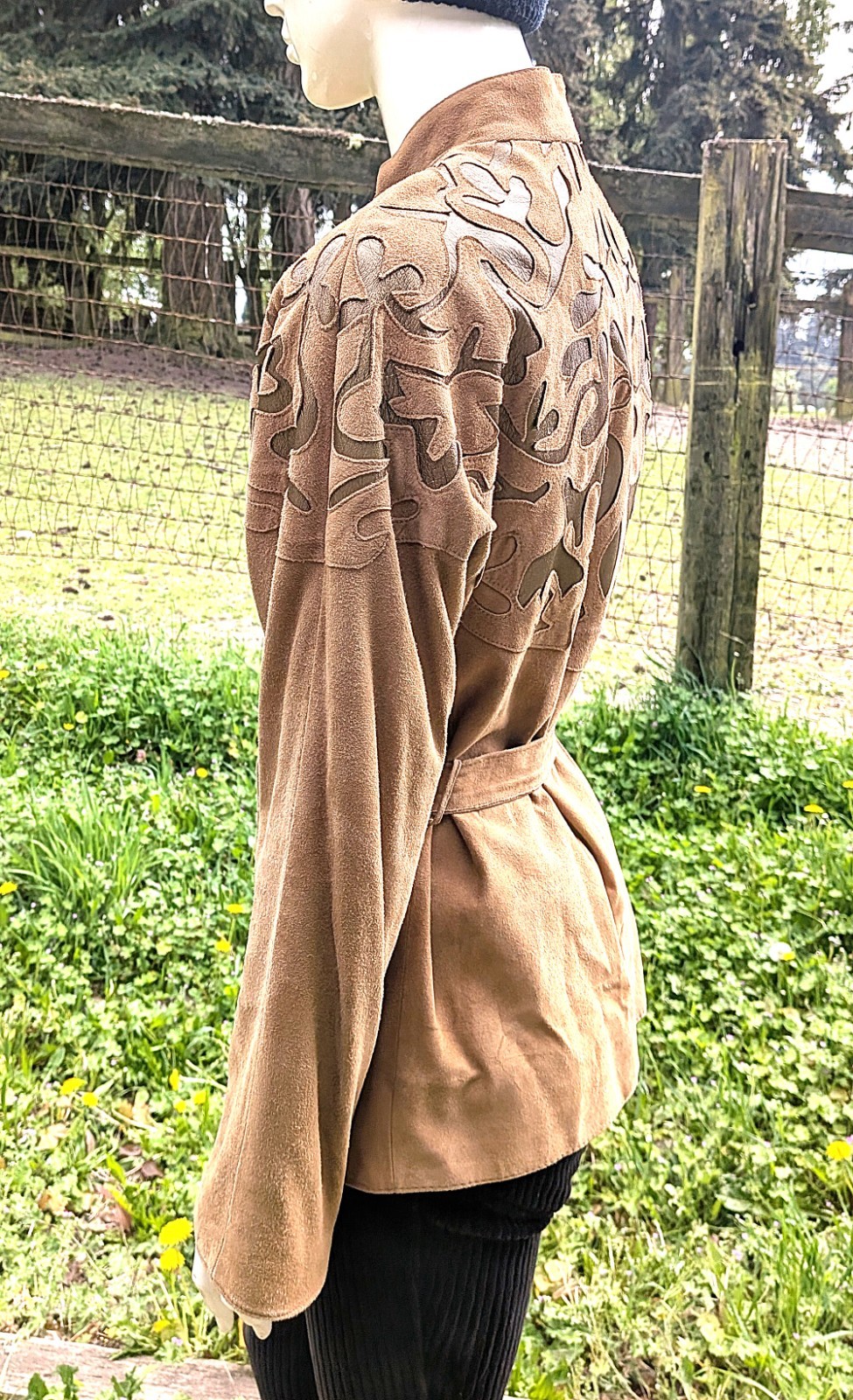 Vintage Top belted Doeskin Leather Walter Rupp W Germany – 1970s