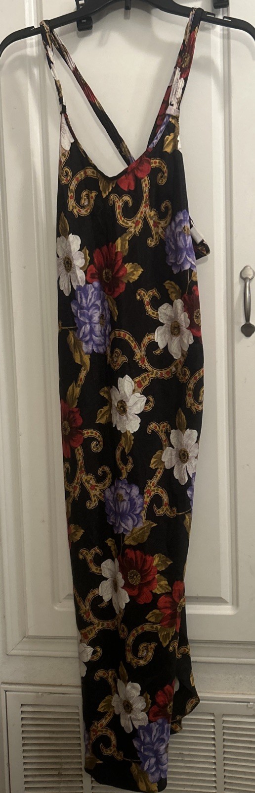 Vtg LA Intimates M Nightgown USA Granny Core Flower Sleepwear Romantic Coquette