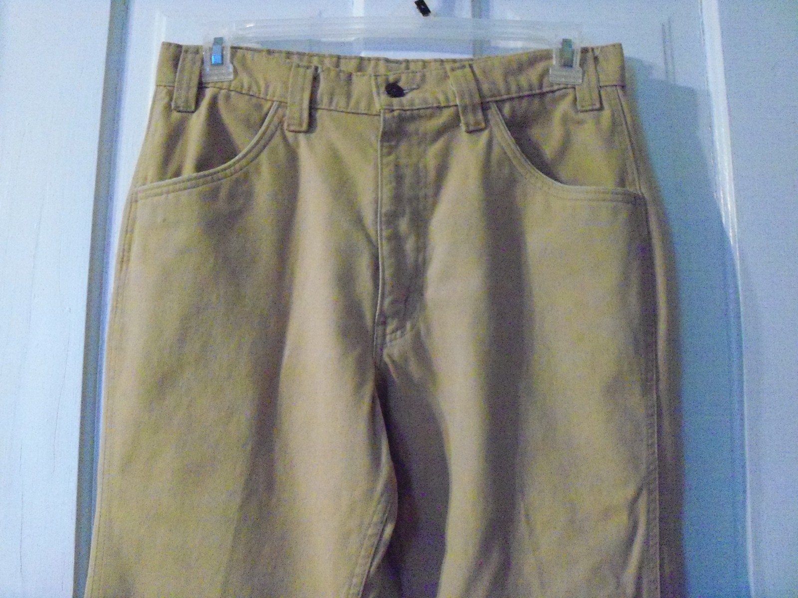 Size M/L 33&Prime; waist Vintage Levi&rsquo;s Tan Beige Jeans 31&Prime; inseam