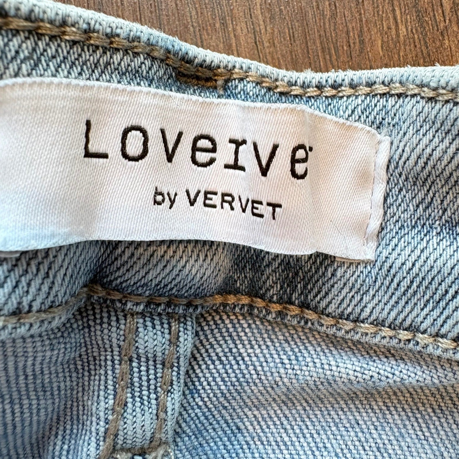 ♾️Lovervet by Vervet Tantalize High Rise Wide Leg Patch Pocket Jeans 28/7♾️