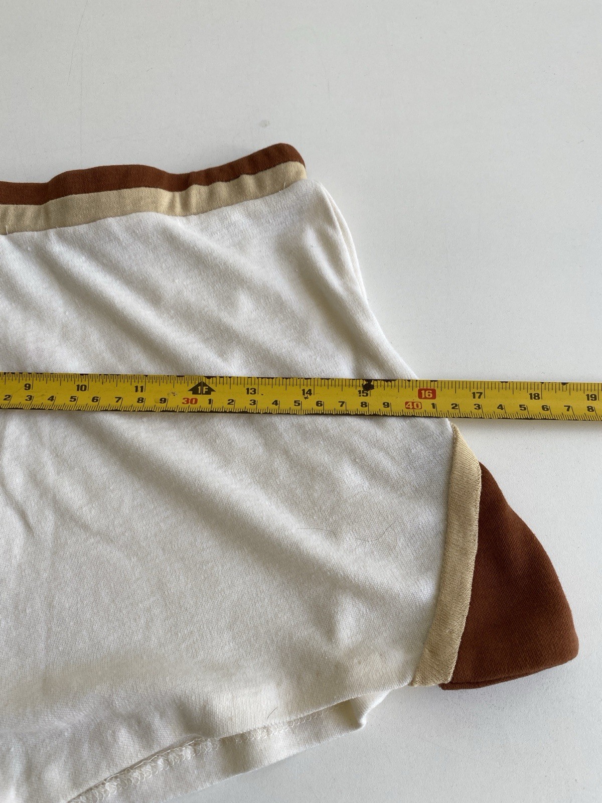 Vintage 70s Cole of California S Cotton Terry High waisted shorts with trim