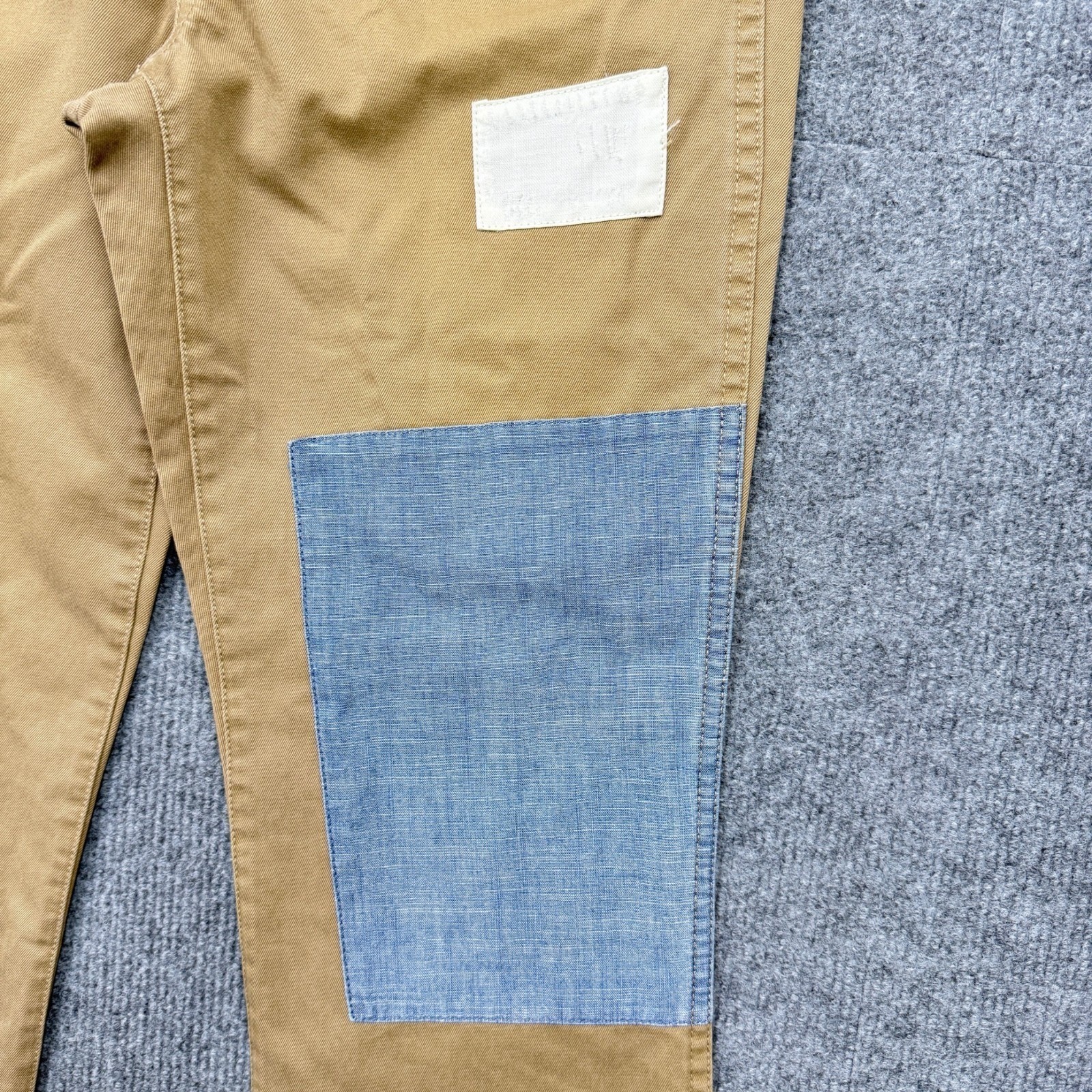J.Crew Womens 25 Patchwork Chino Pants Cotton Vintage Straight Khaki NWT Preppy