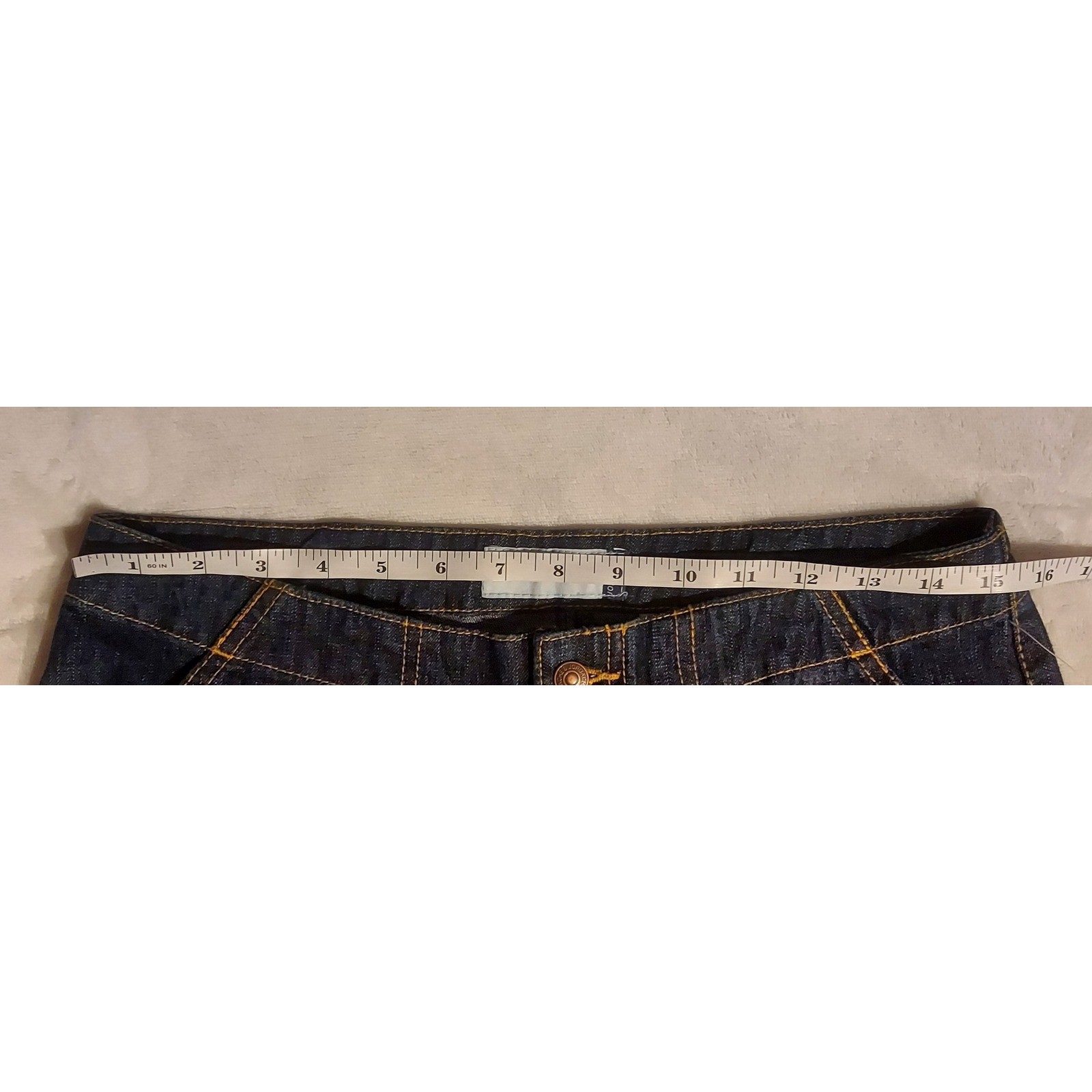 Jordache Womens Vintage Y2K Lo-Rise Button Fly Flare Jeans Size 9/10 NWT