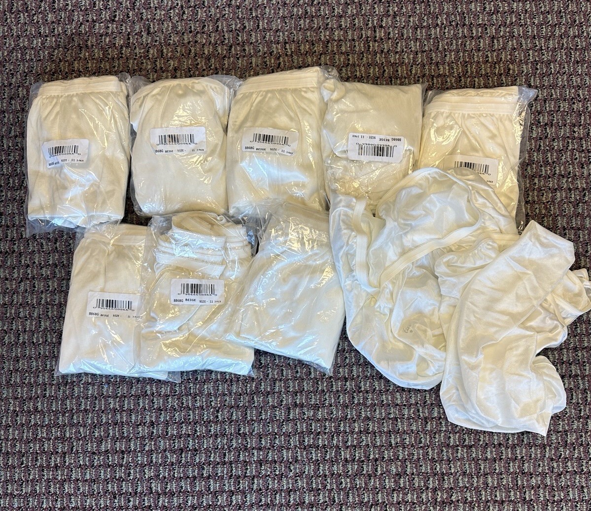 Vintage Deadstock Granny Panties Lot Big Briefs Oversized Wholesale Nylon 3XL