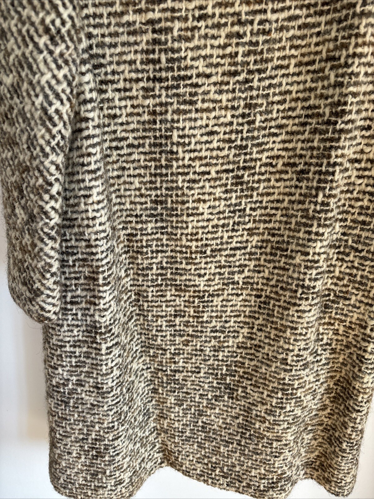 Herbert Bass Wool Coat M* Big Buttons Union Label True Vintage Boucle Nubby