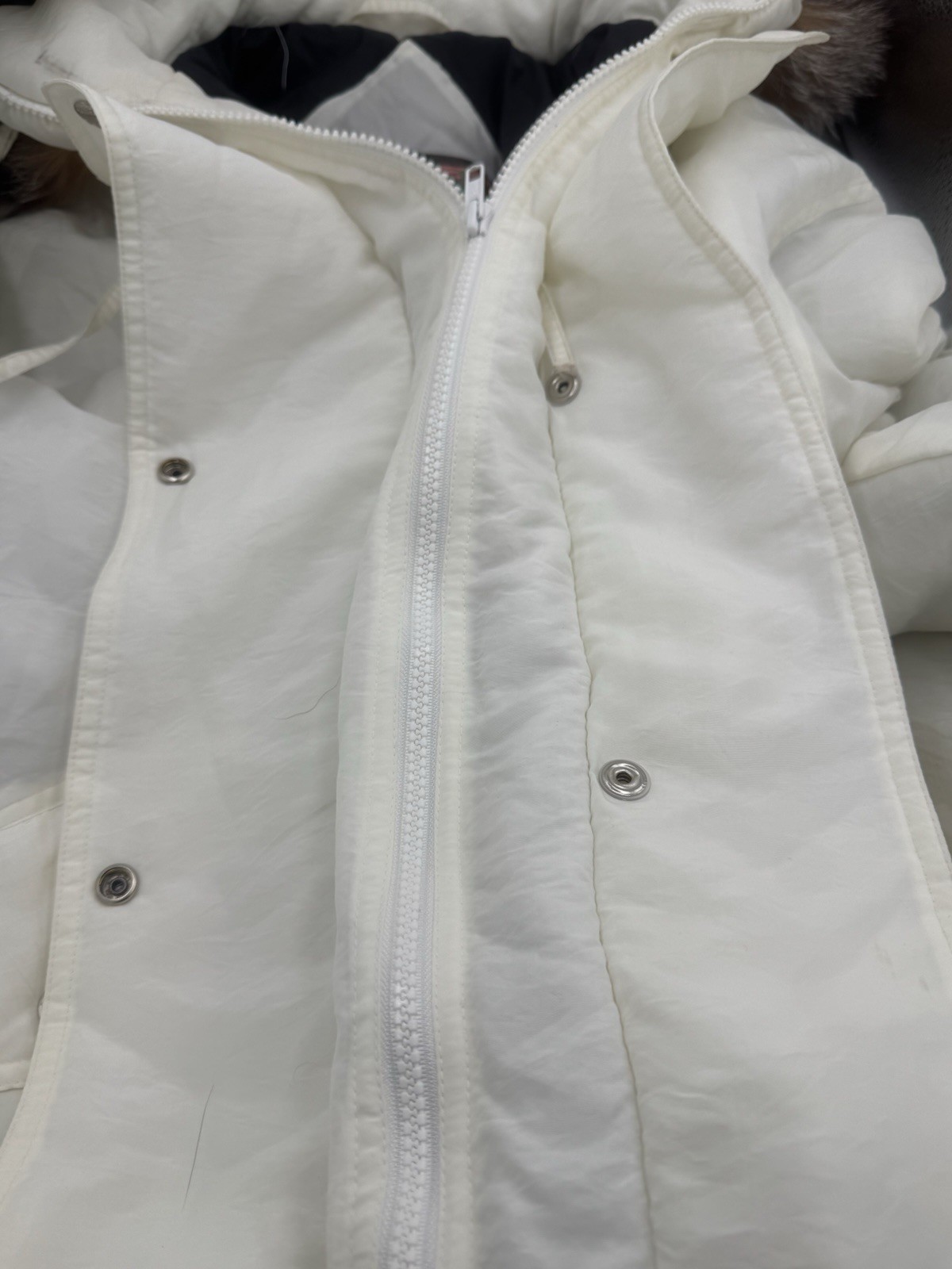 Vintage Innovations By Izzi Ski Jacket W/Genuine Fox Tail Fur Very Rare White