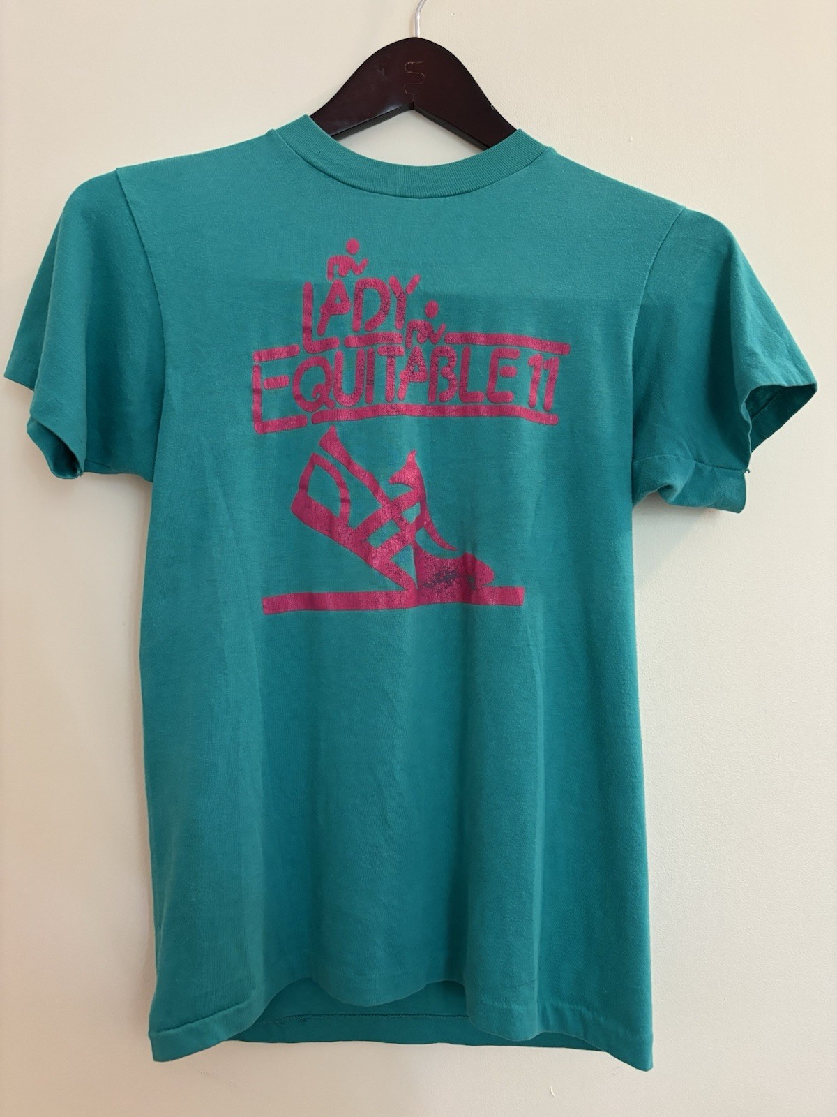 Vintage 80s Lady Equitable 11 T-Shirt, Small