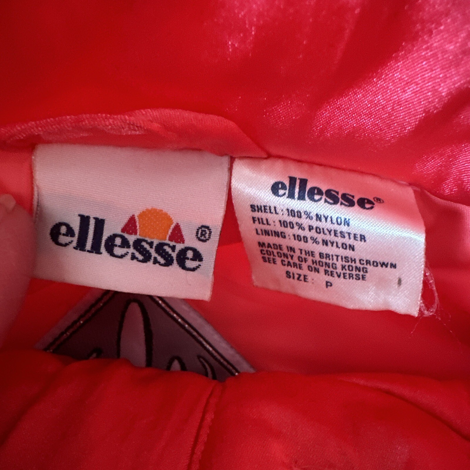 Vintage Ellesse Pullover Ski Jacket Petite Aztec Embroidered Thinsulate 90&rsquo;s