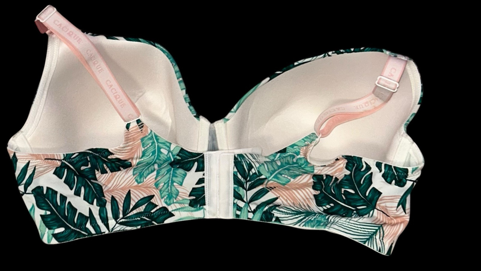 Cacique Lightly Lined T-Shirt Nylon Bra Womens 44DD NWT