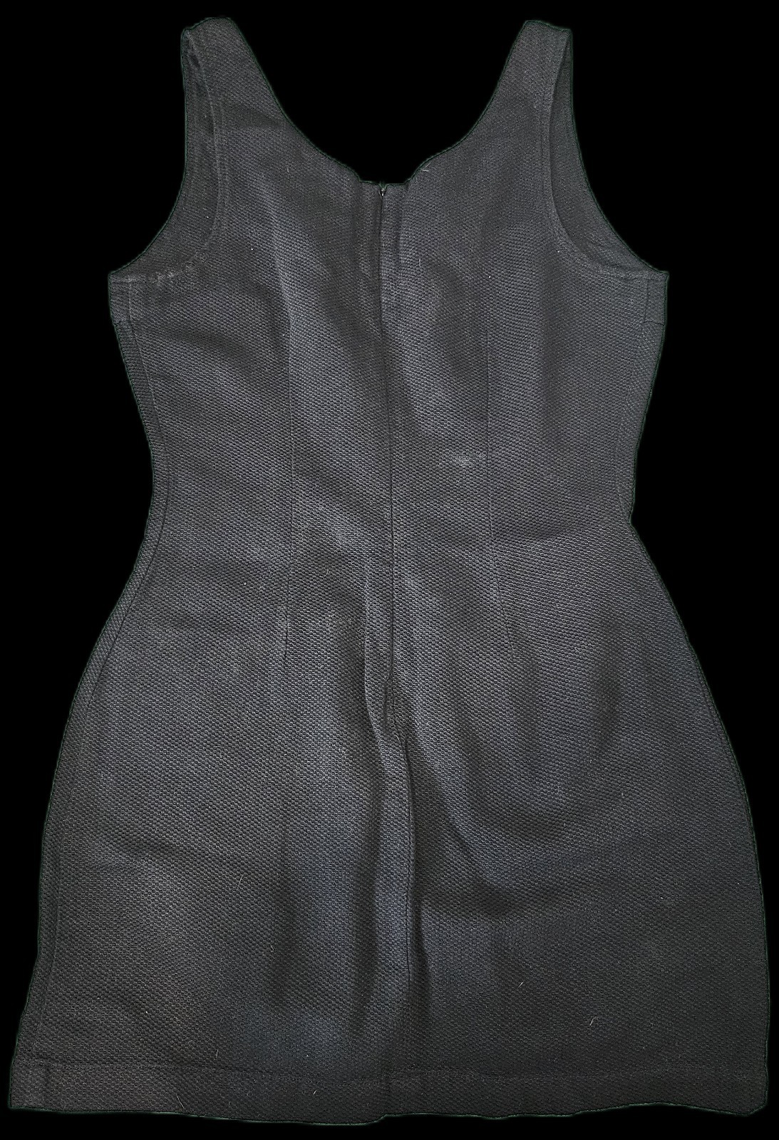 Vintage Guess Jeans USA Black Mini Preppy Dark Coquette Dress Size 7