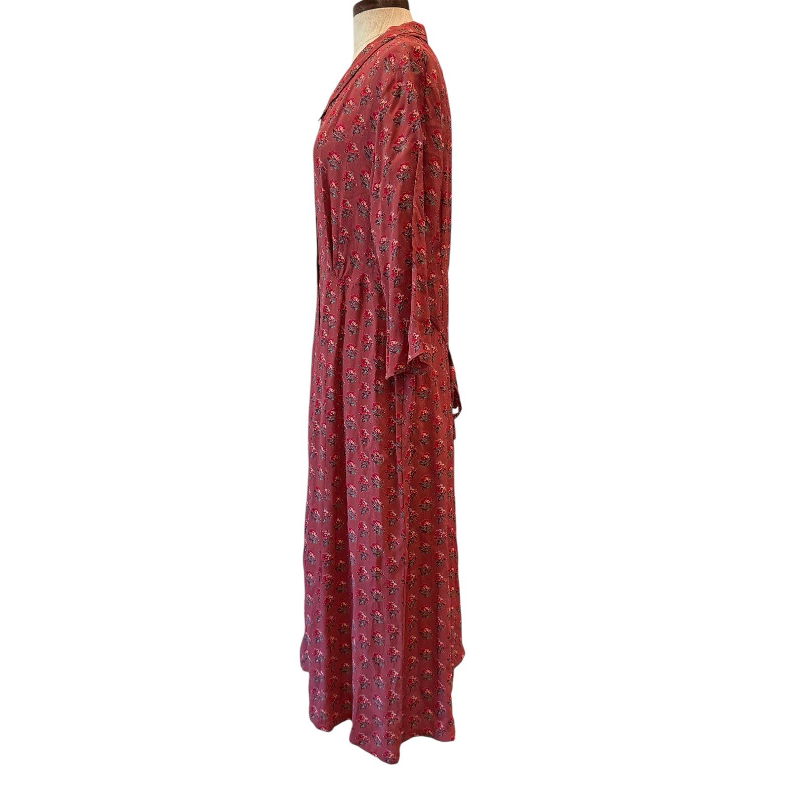 April Cornell Vintage 90s Cottagecore Dress Sz L Pre Owned