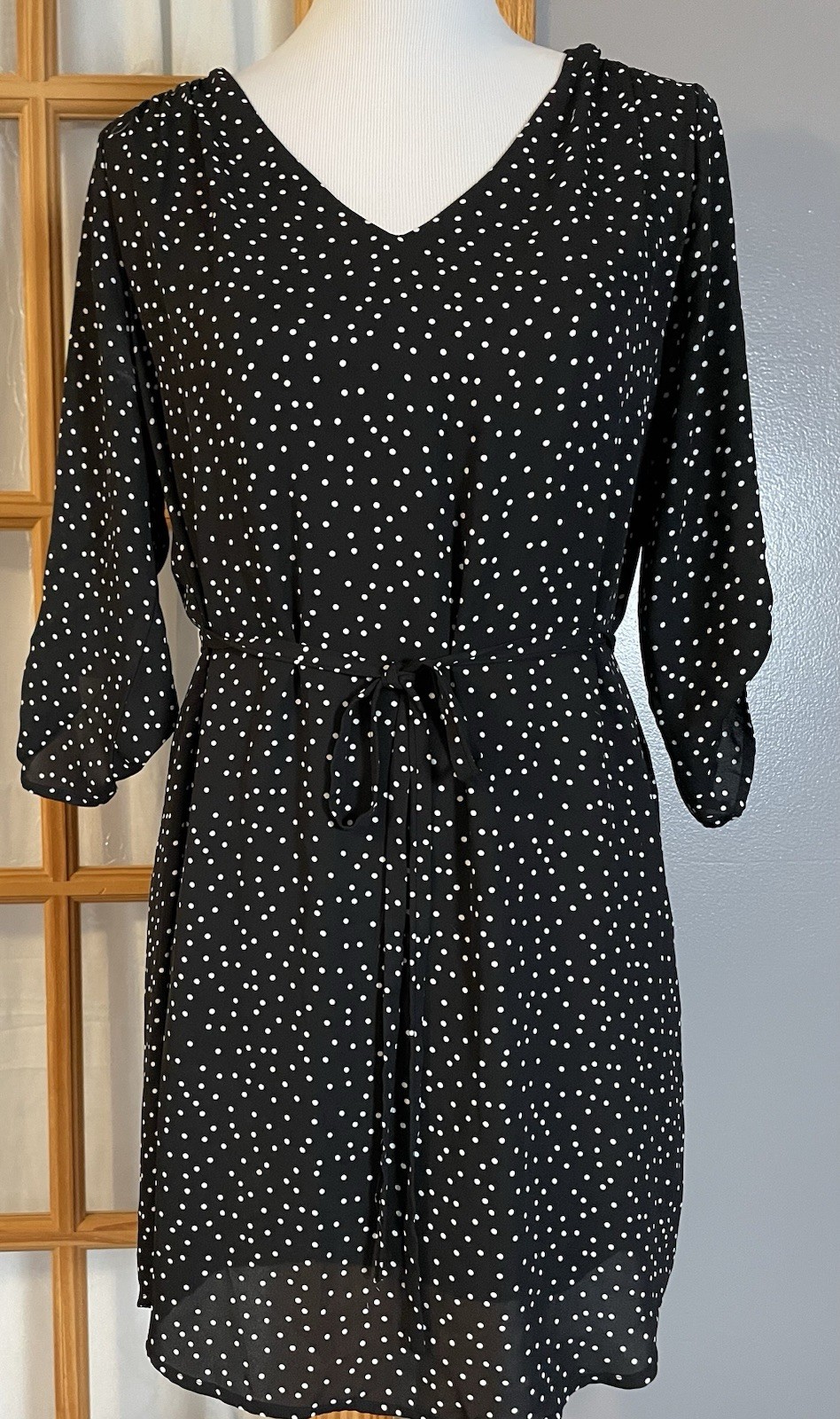 Vtg 70s VERSE Belted Mini Dress Sz M Printed USA Made City Classic Party Beach