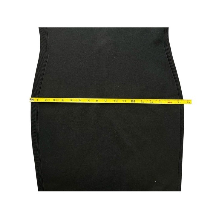 Diane Von Furstenberg DVF One Shoulder Black Bodycon Midi Dress Old Money M